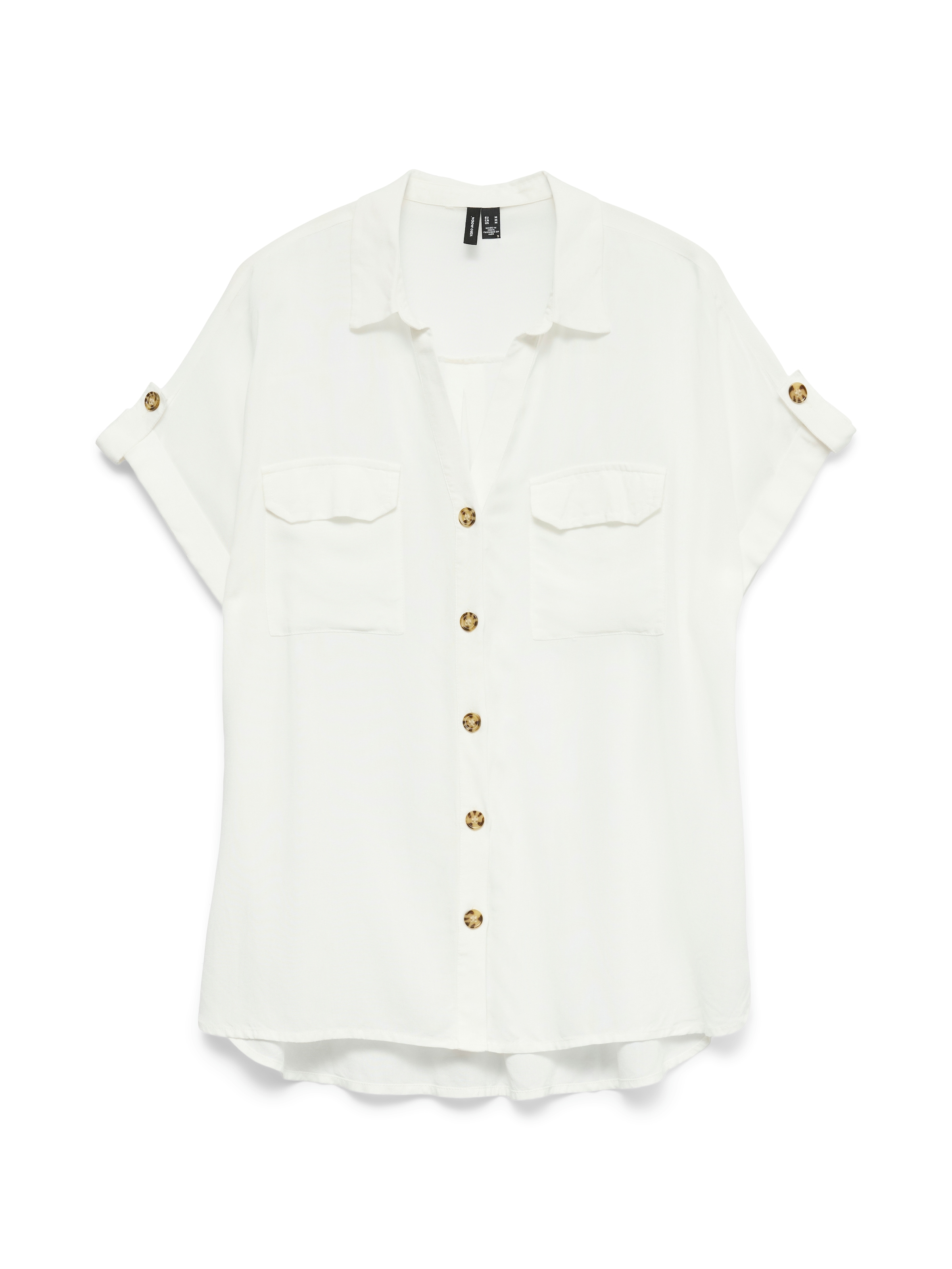 Vero Moda Hemdbluse »VMBUMPY S/S SHIRT WVN GA NOOS«