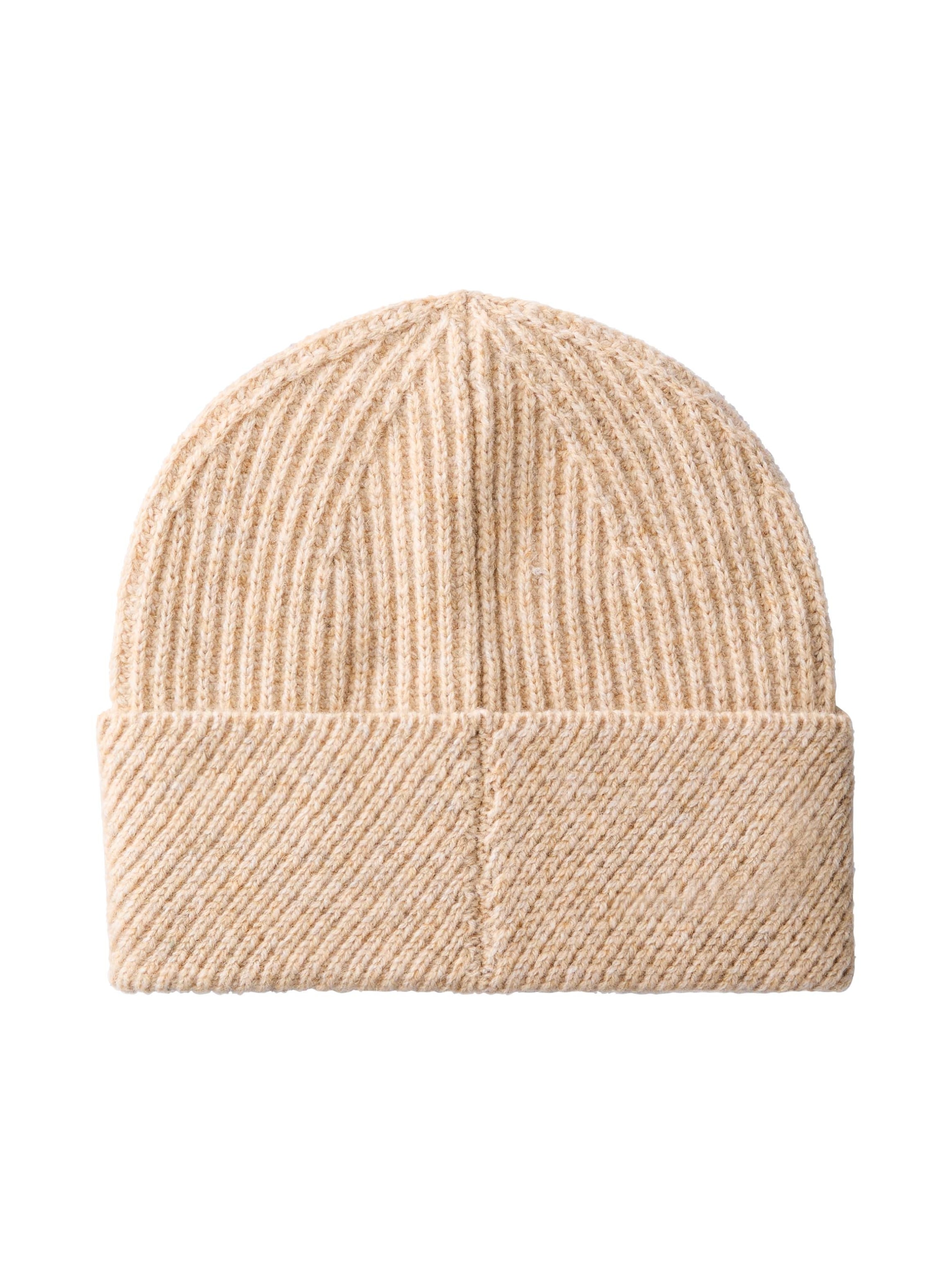Calvin Klein Beanie »CK METAL WOOL SLANTED RIB BEANIE« Regular fit mit Markenlabel