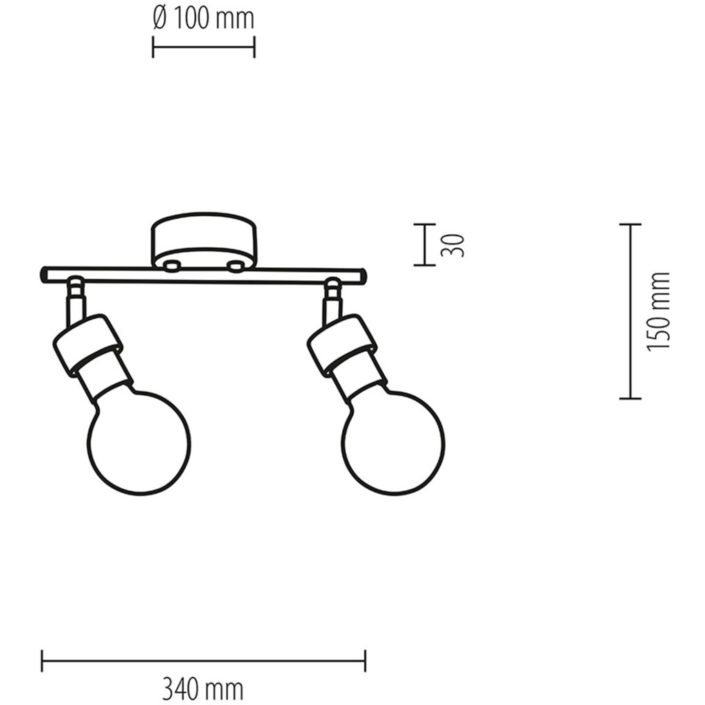 BRITOP LIGHTING Deckenleuchte »MARJOLAINE«