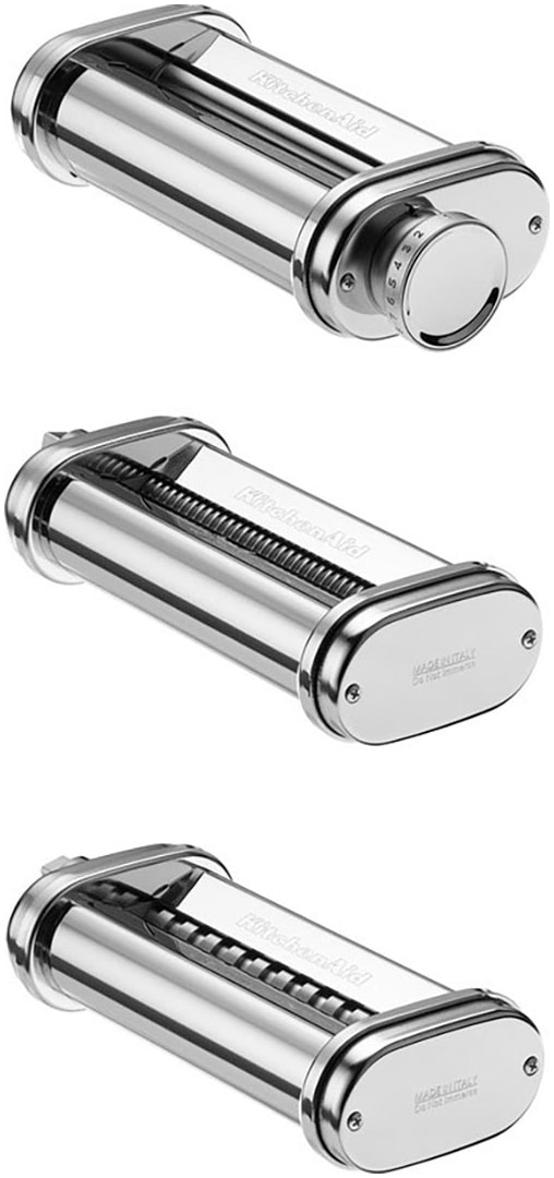 KitchenAid Küchenmaschine »5KSM125EOB«, mit Gratis Glasschüssel+3 Nudelvorsätzen