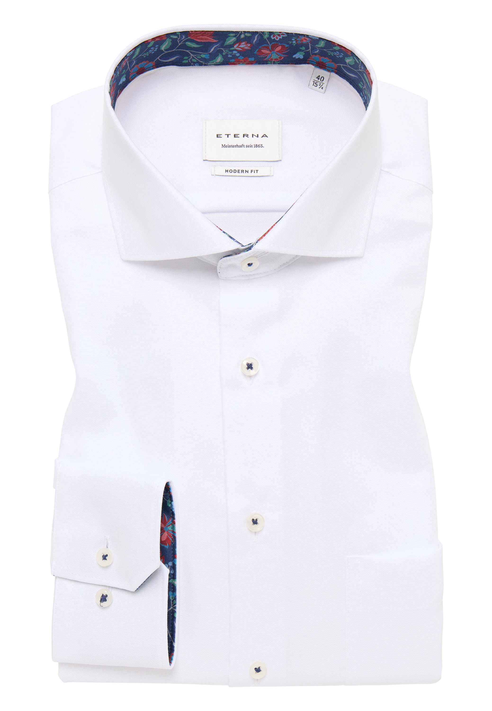 Eterna Langarmhemd »MODERN FIT«, NON IRON (bügelfrei)