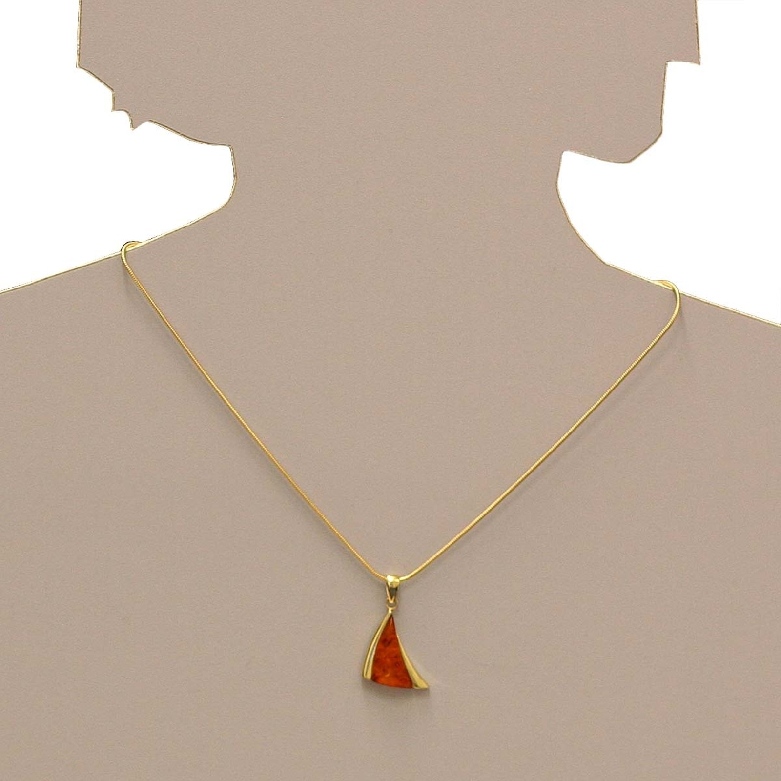 OSTSEE-SCHMUCK Kettenanhänger »- Imke 30 - Gold 333/000 - Bernstein«