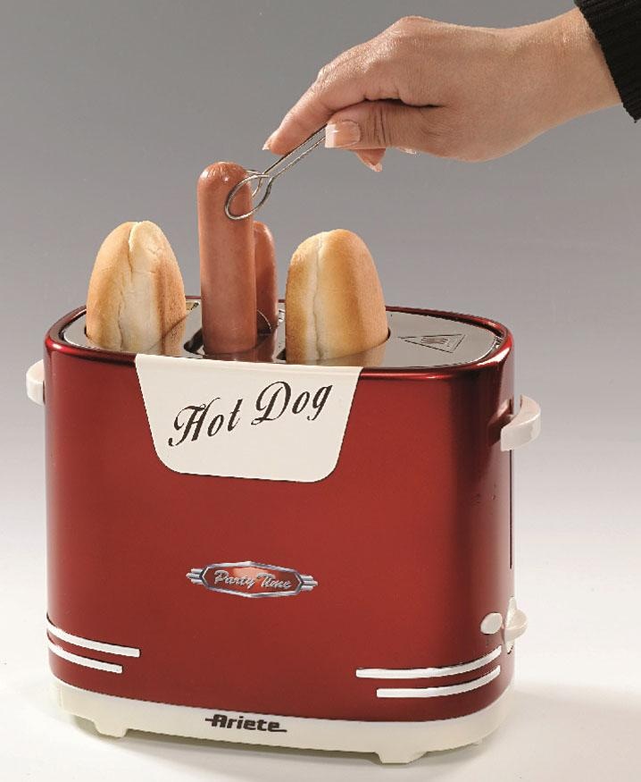 Ariete Hotdog-Maker »186 Party Time«, 650 W, rot