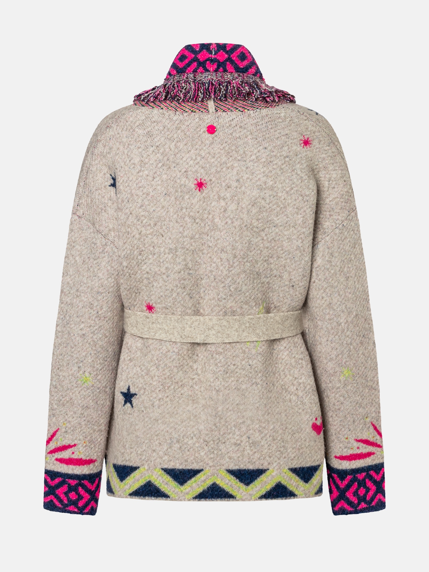 Lieblingsstück Strickjacke »AtinaL« mit Woll-Anteil, Bindegürtel betont die Taille
