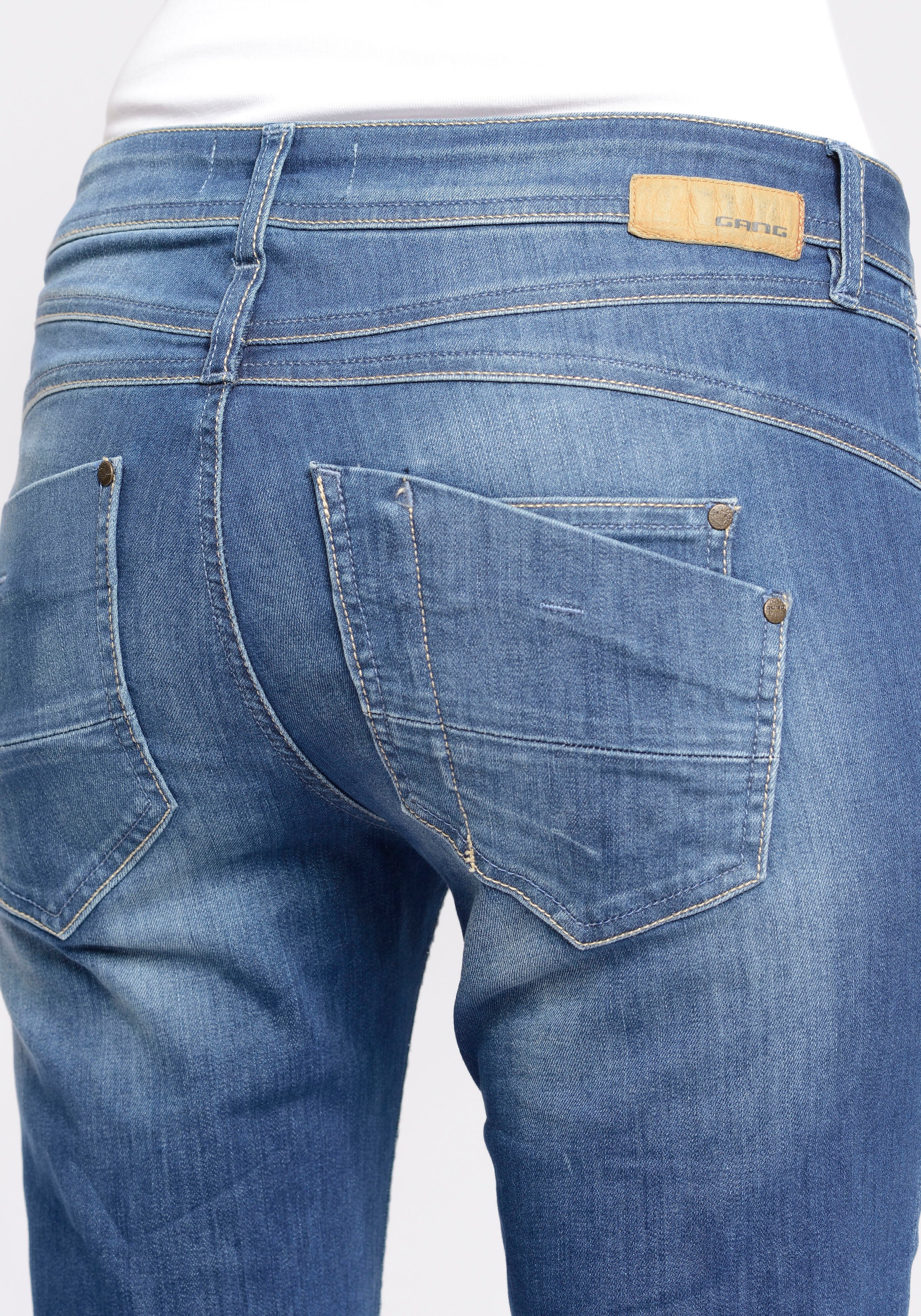 GANG Relax-fit-Jeans »94Amelie Relaxed Fit«, mit ♕ Used-Effekten bei