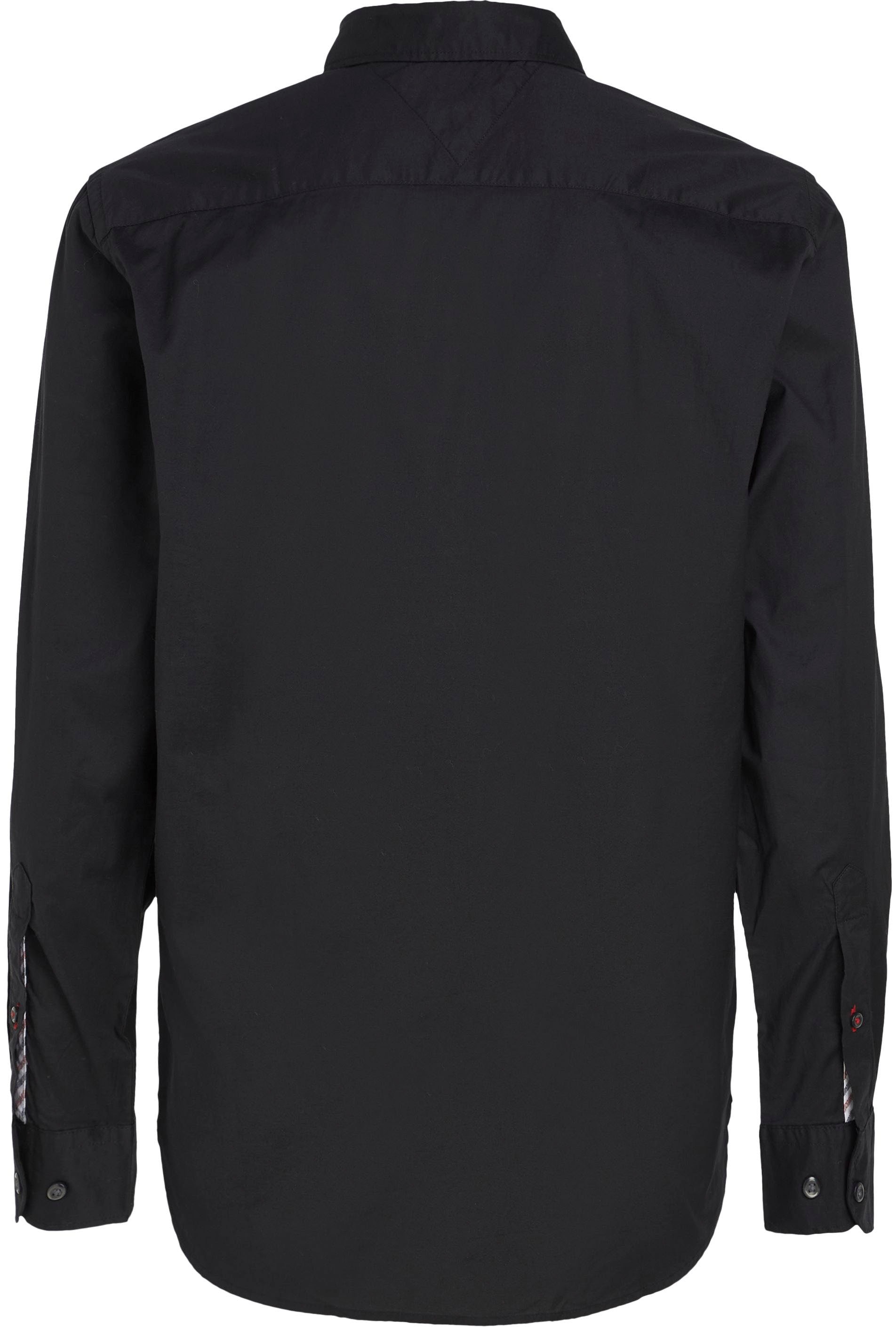 Tommy Hilfiger Langarmhemd »LA-Hemd Flex Poplin«