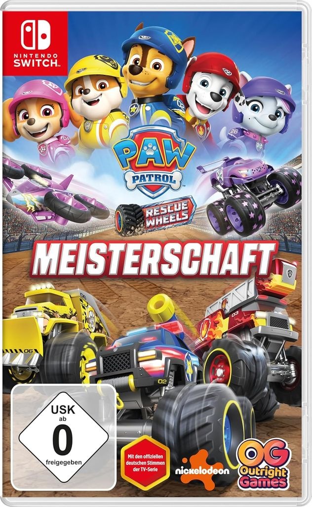 Outright Games Spielesoftware "PAW Patrol Rescue Wheels: Meisterschaft" Nintendo Switch