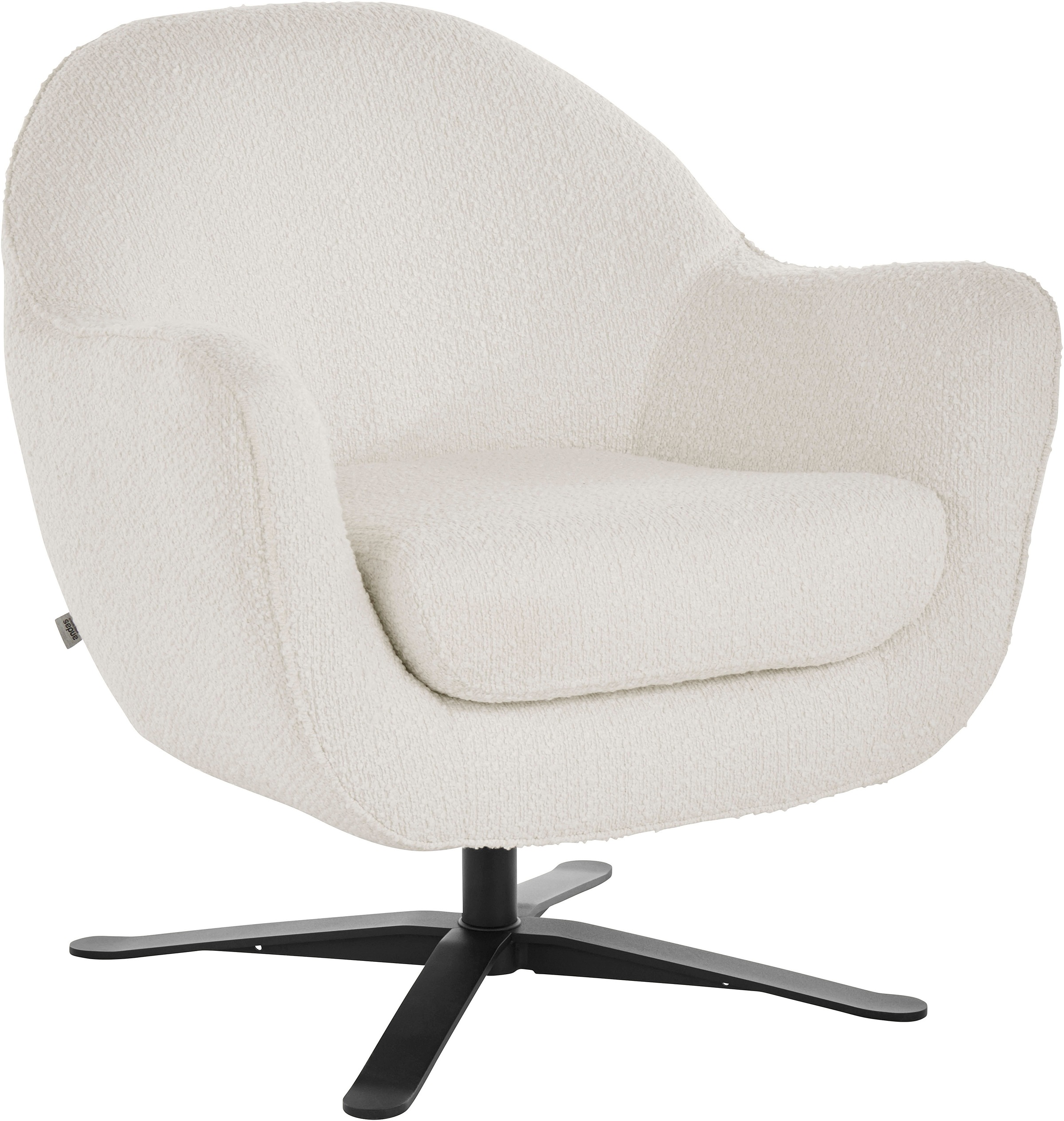 andas Drehsessel »Stavre, Loungesessel mit Drehfunktion«, in moderner Optik, mit elegantem Drehfuß