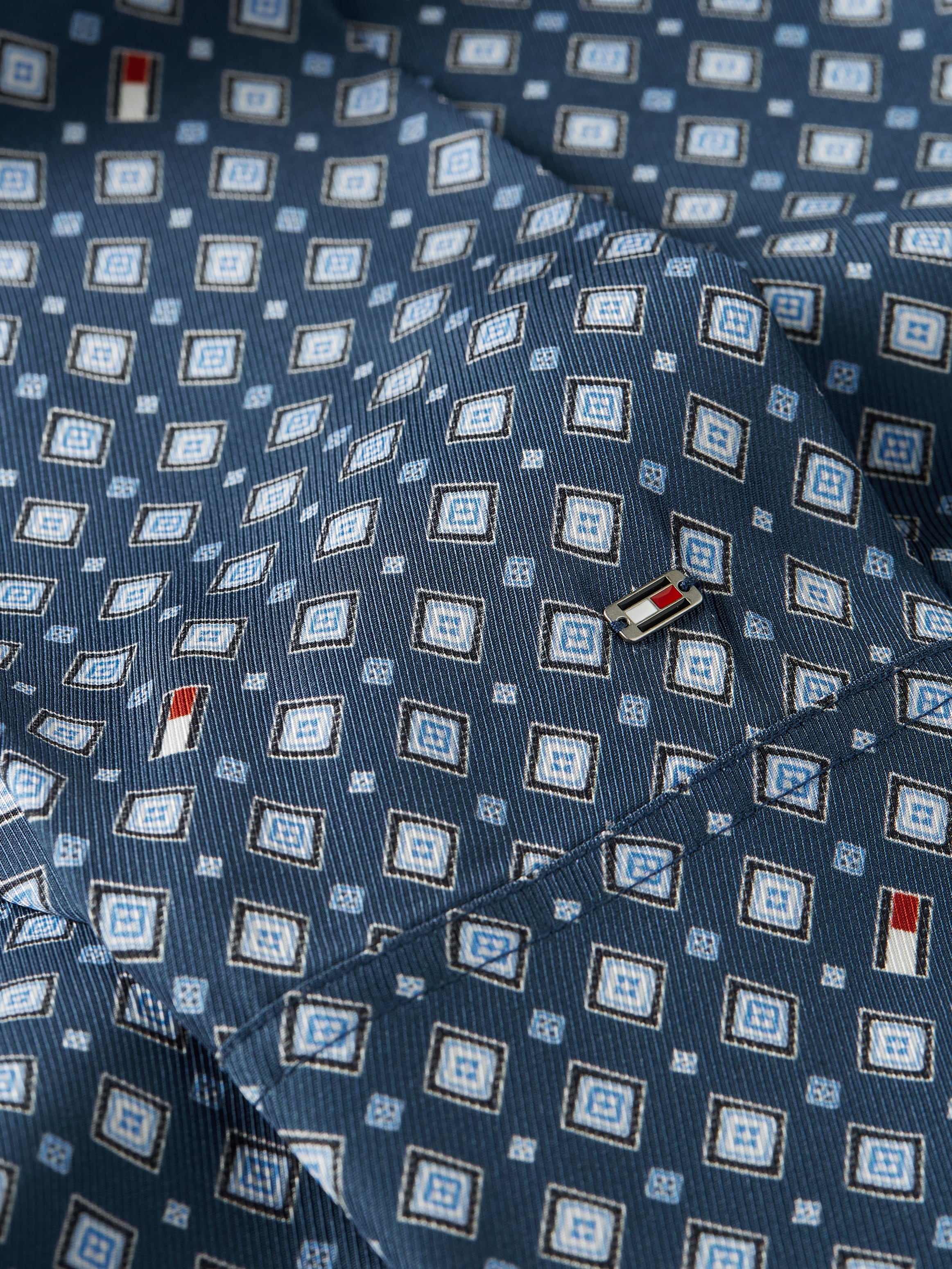 Tommy Hilfiger Hemdbluse »FOULARD REGULAR SHIRT«, mit Tommy Hilfiger Logo
