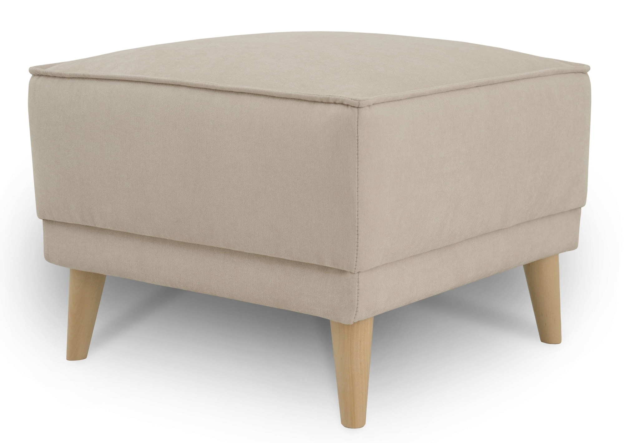 OTTO home Polsterhocker »Oland Skandi« passend zur Serie Oland Skandi, Skandi-Design, Massivholzfüße