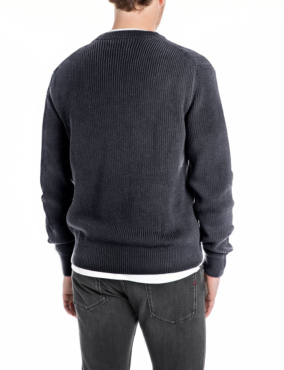 Replay Strickpullover, mit Rundhals