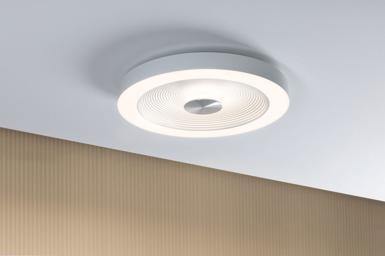 Paulmann LED Deckenleuchte »LED Deckenleuchte Volea IP44  3000K 500lm / 2400lm 230V 4 / 1x18,5W« 1 Stk. Warmweiß Dimmer