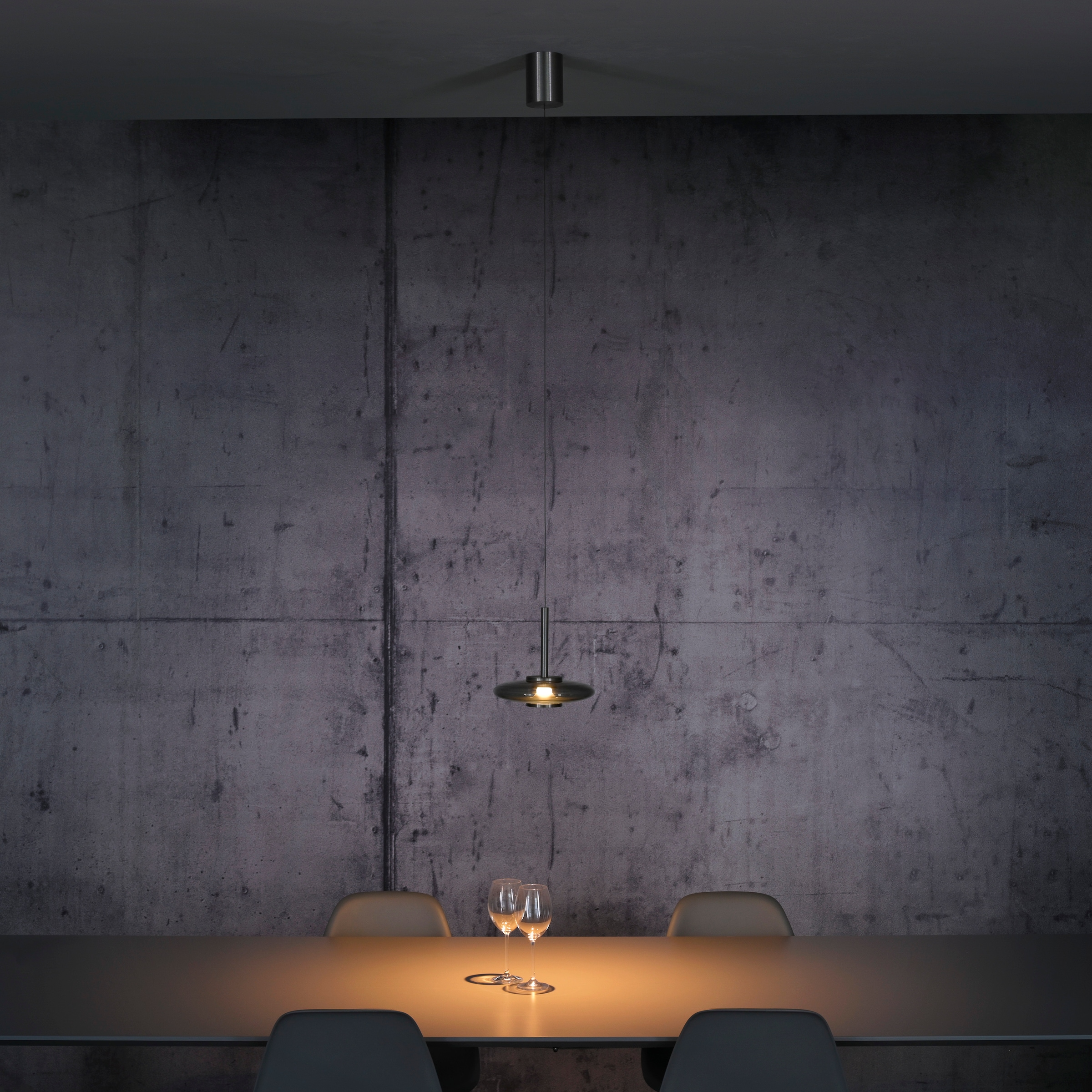 Neuhaus PURE LED Pendelleuchte »PURE Vitrum« LED-Board 1 Stk. Warmweiß Comfort Lift, dimmfähig über separaten Tronicdimmer