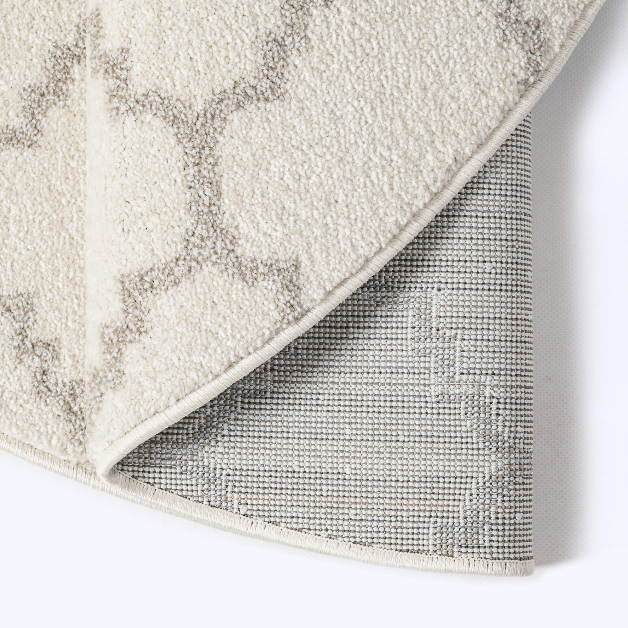 Sanat Teppich »Boho 8202« rund 10 mm Höhe Kurzflor, robust, Boho, Scandic, für Fussbodenheizung geeignet