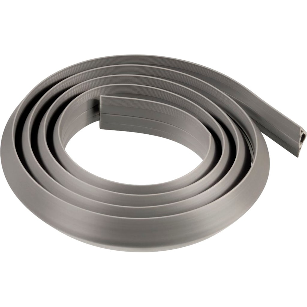 Hama Kabelkanal »PVC-Kabelkanal "Flexkanal", 180/3/1,0 cm, Silber Kabelkanal«, (1 St.)
