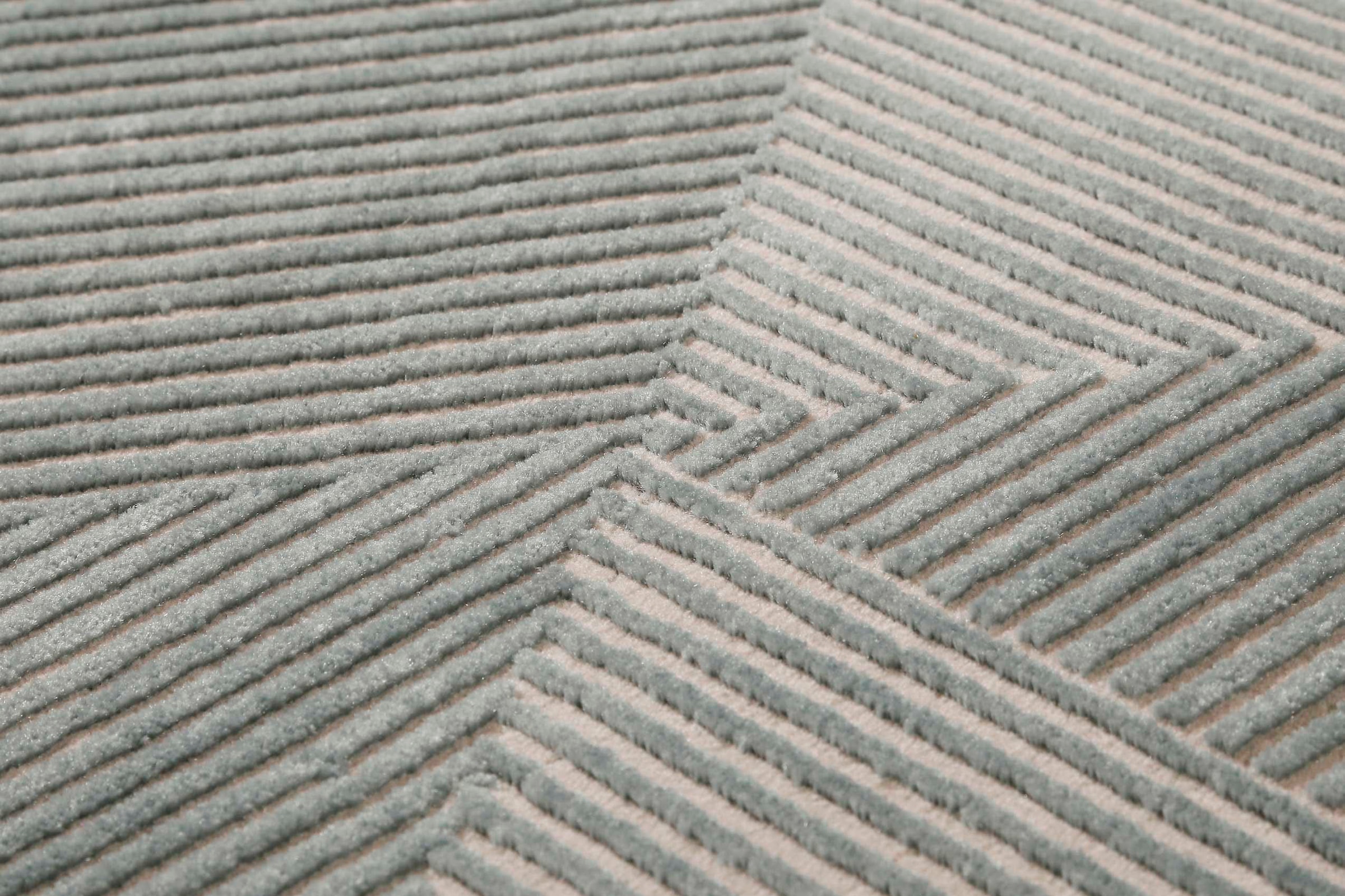Esprit Teppich »Velvet Groove ESP-8780«, rechteckig, 12 mm Höhe, Kurzflor, Hoch Tief Struktur, Wohnzimmer, Schlafzimmer