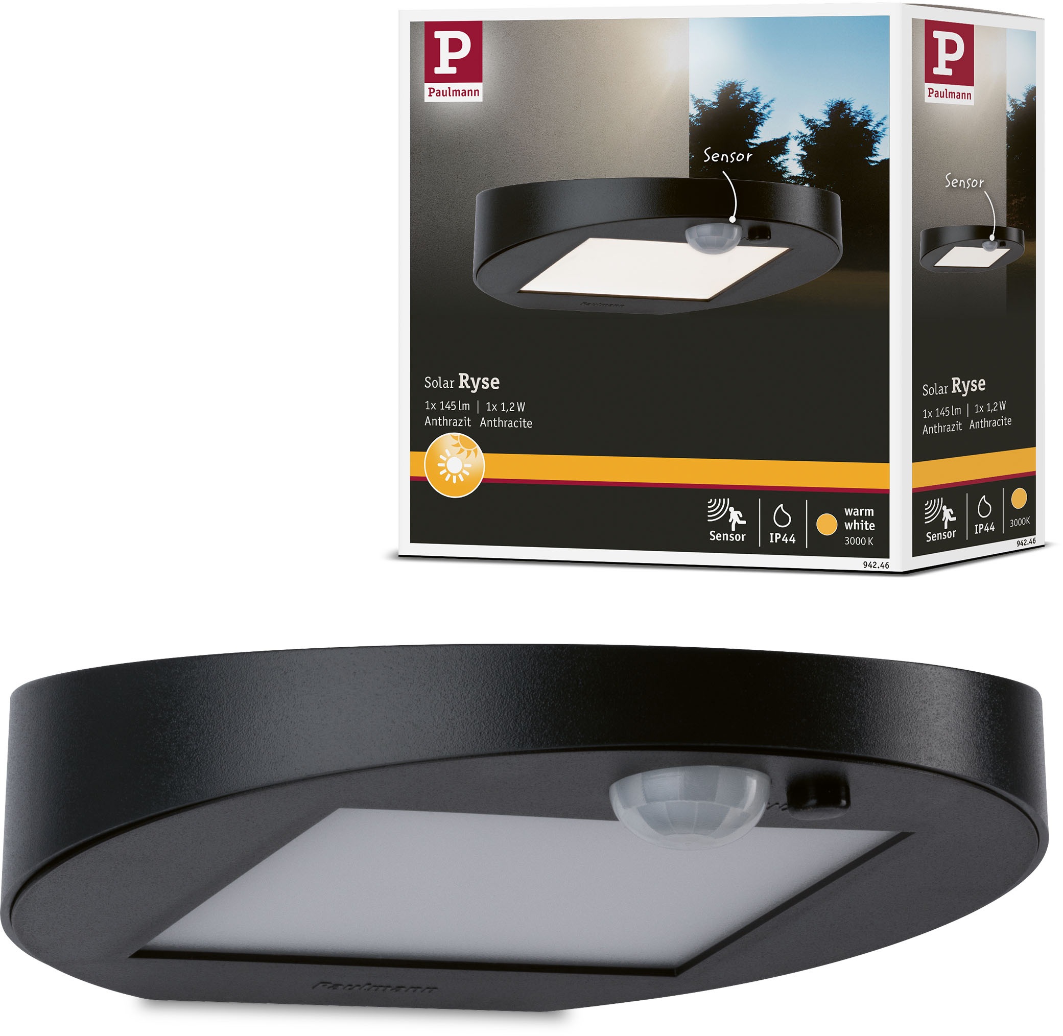Paulmann LED Außen-Wandleuchte »Ryse«, 1 flammig, Leuchtmittel LED-Modul | LED fest integriert, LED-Modul