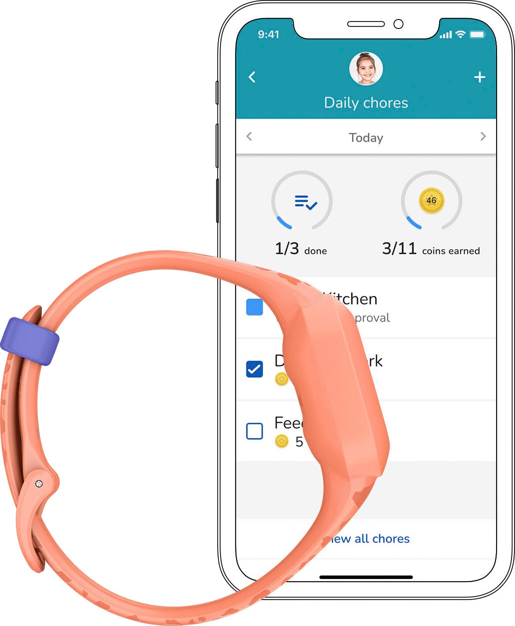 Garmin Smartwatch »vivofit jr. 3«, Proprietär,)