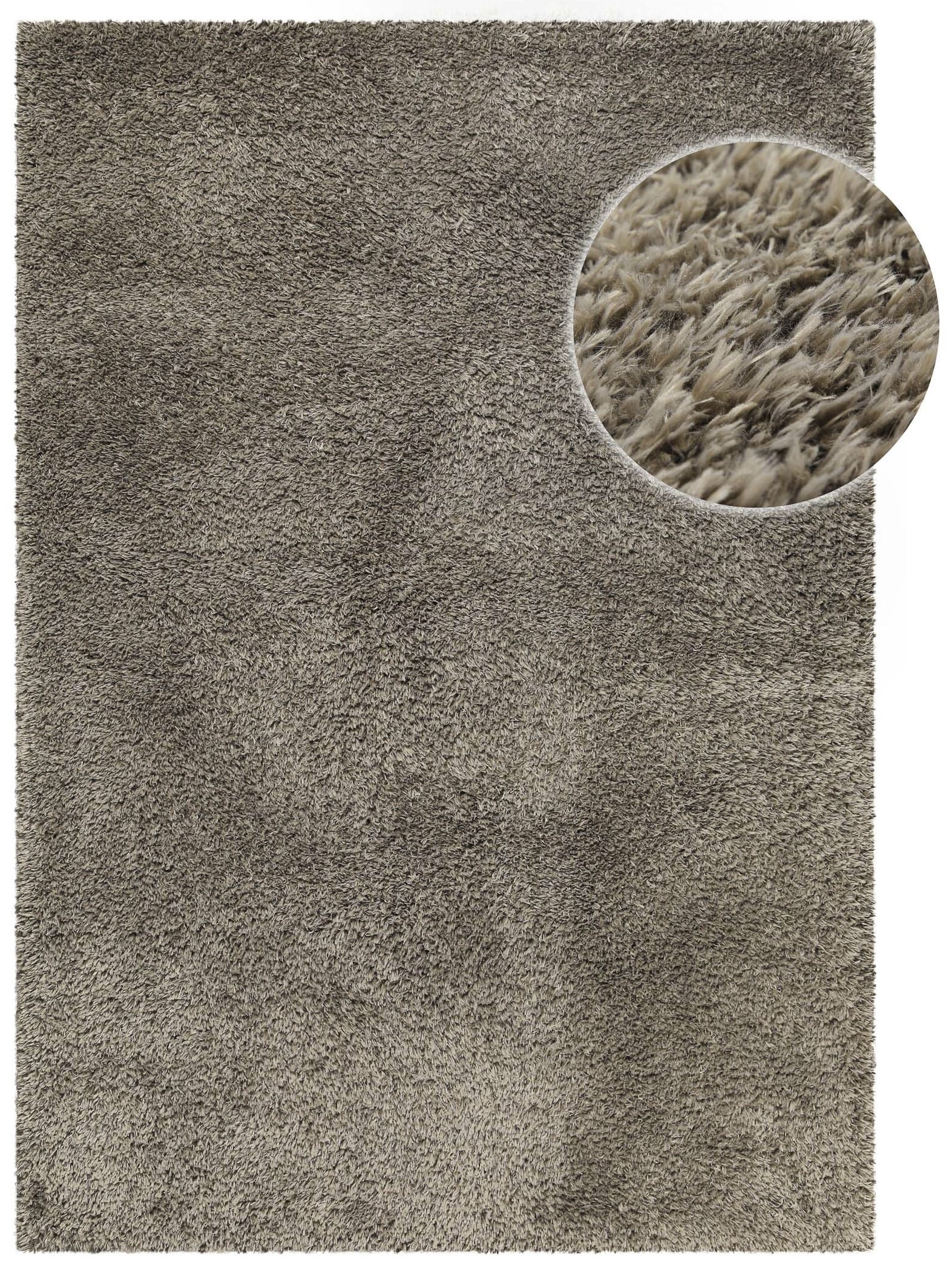my home Hochflor-Teppich »Josetta, auch als Läufer erhältlich«, rechteckig, 50 mm Höhe, Langflor, Shaggy, dichter weicher Hochflor, uni farben, Wohnzimmer