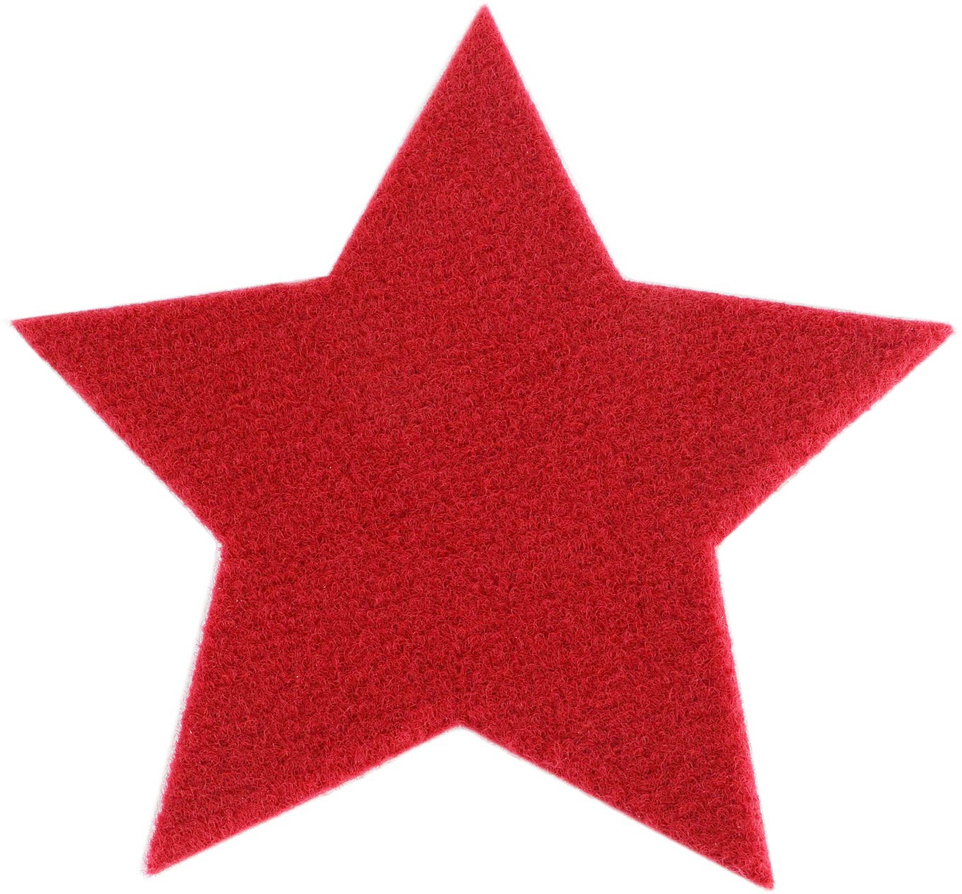 Primaflor-Ideen in Textil Platzset »Stern, Weihnachtsdeko rot«, (Set, 4 St.), ideal als Untersetzer oder Tischdeko, Größe 16,5 cm