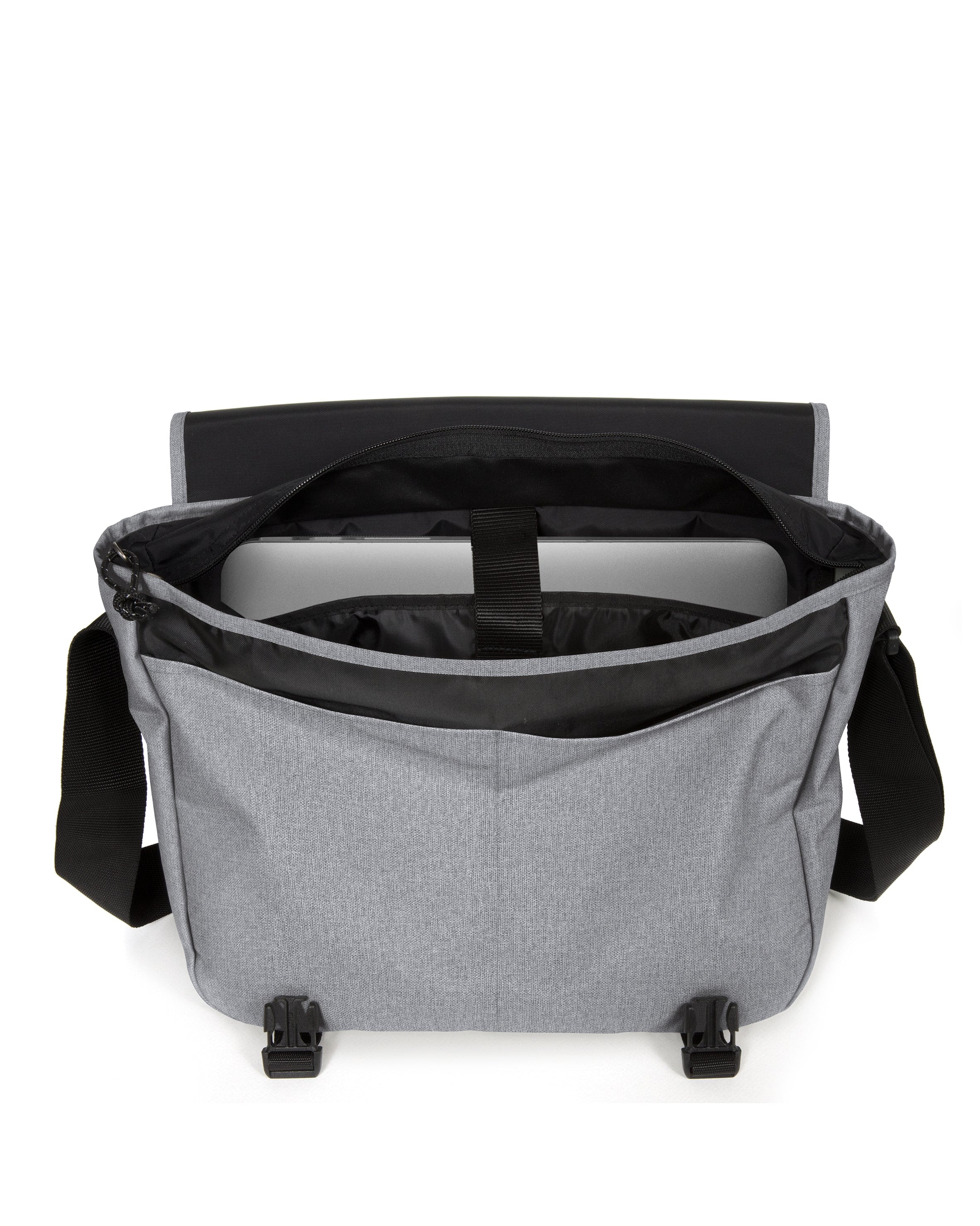 Eastpak Messenger Bag »Delegate +« Umhängetasche, Schultertasche mit Trolleygurt und 17" Laptopfach