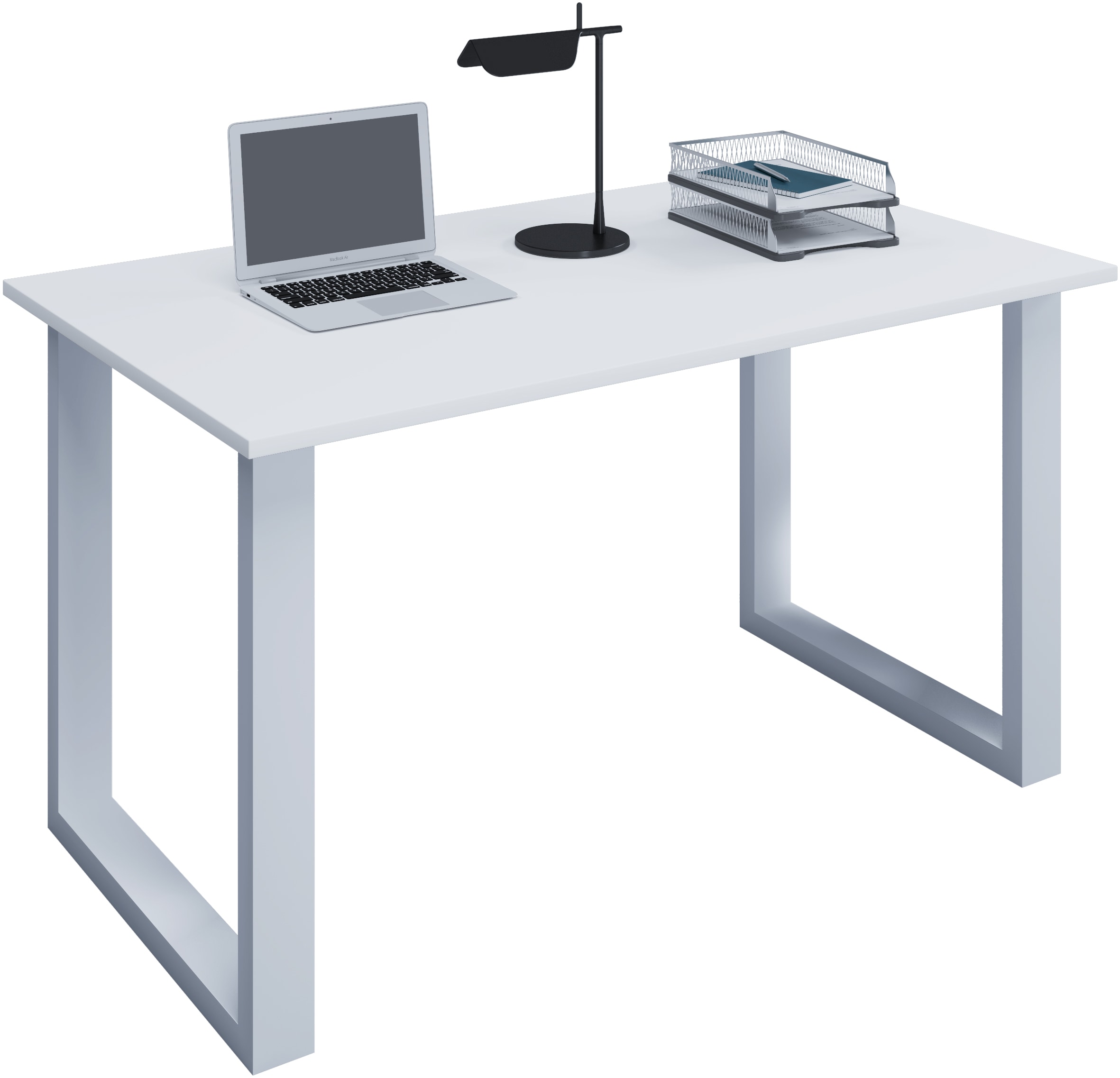 VCM Schreibtisch "Schreibtisch Bürotisch Computertisch 140x80 Lona U" 1 Stk. tlg.