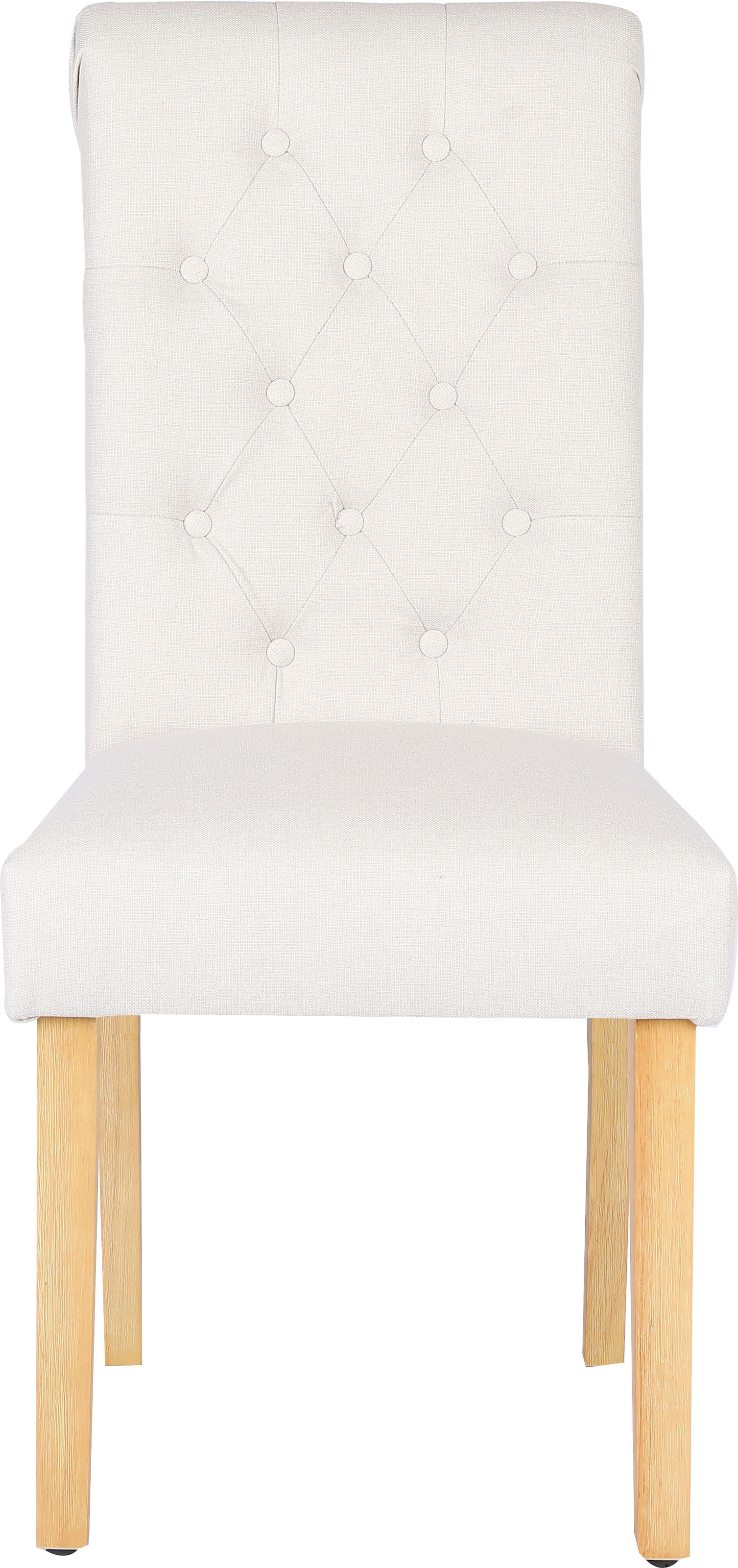 Home affaire Esszimmerstuhl »Liao«, pflegeleichter Webstoff Bezug, Knopfheftung, Sitzhöhe ca. 51 cm