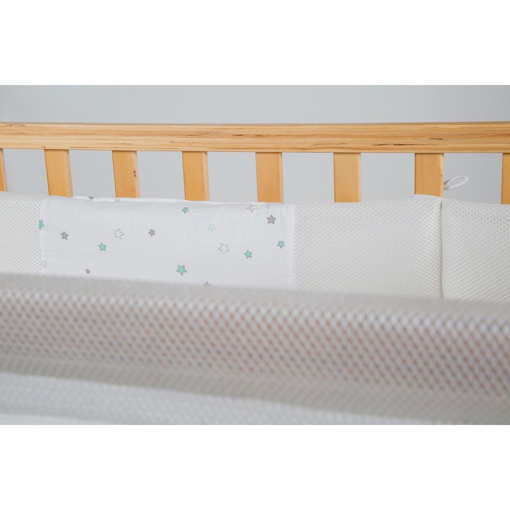 roba® Babybett »Room Bed, safe asleep®, Sternenzauber natur«, (4 tlg.)