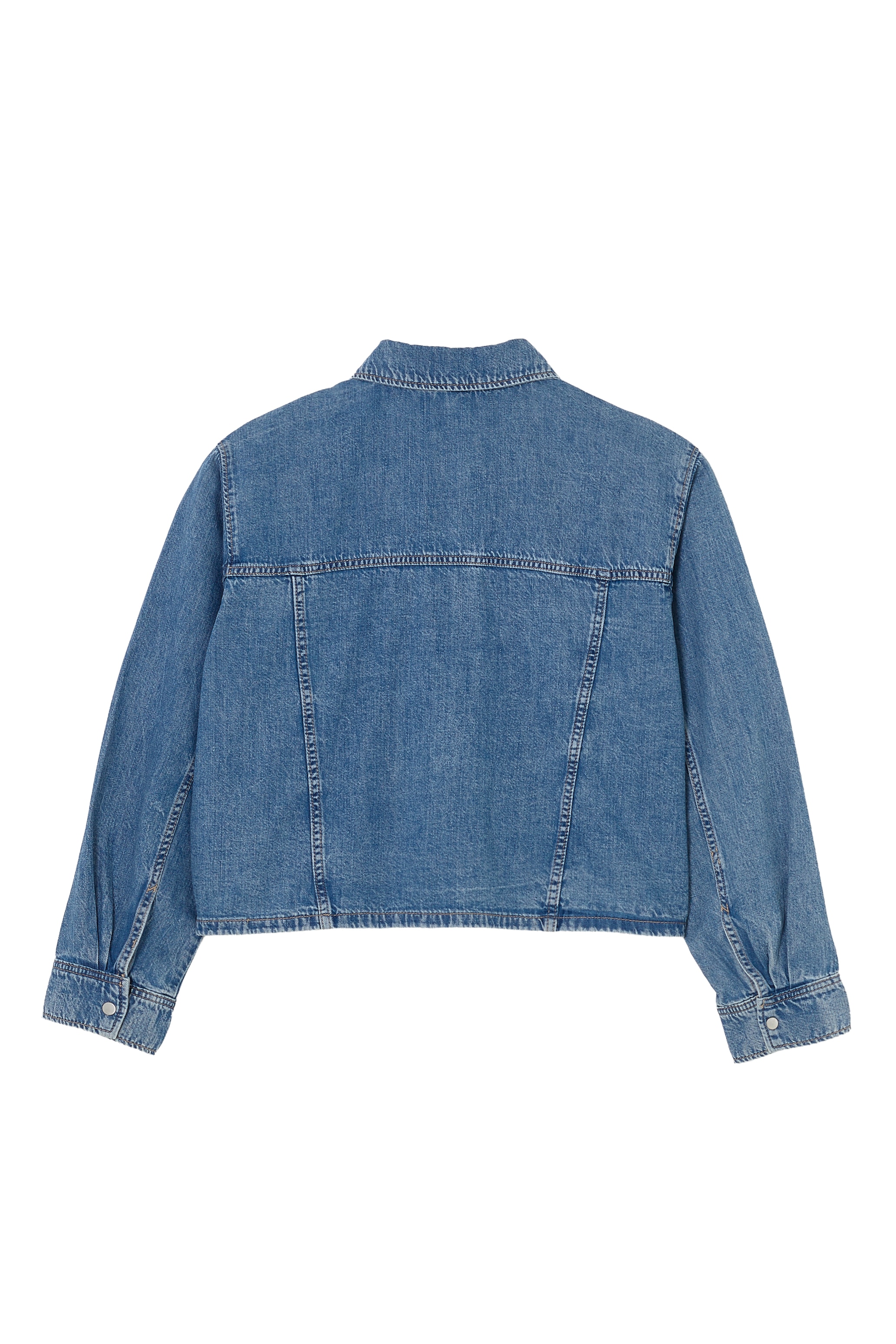 TOM TAILOR Denim Jeansbluse, mit Brusttaschen