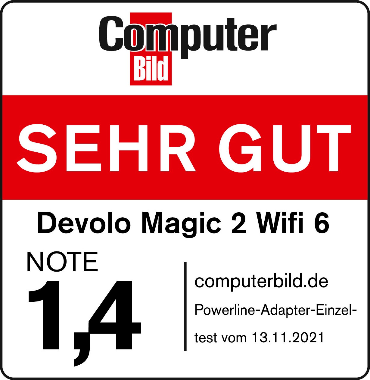 DEVOLO Adapter »Magic 2 XXL 3 Kit« Starter WiFi ➥ Garantie 6 Jahre | UNIVERSAL