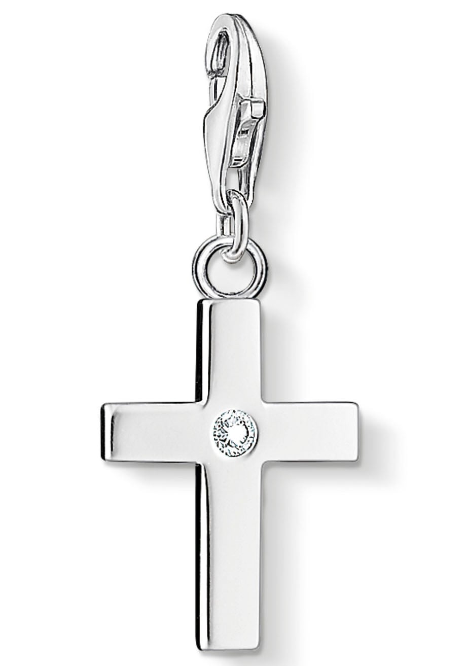 THOMAS SABO Charm-Einhänger »Kreuz, 0366-051-14«, mit Zirkonia (synth.)