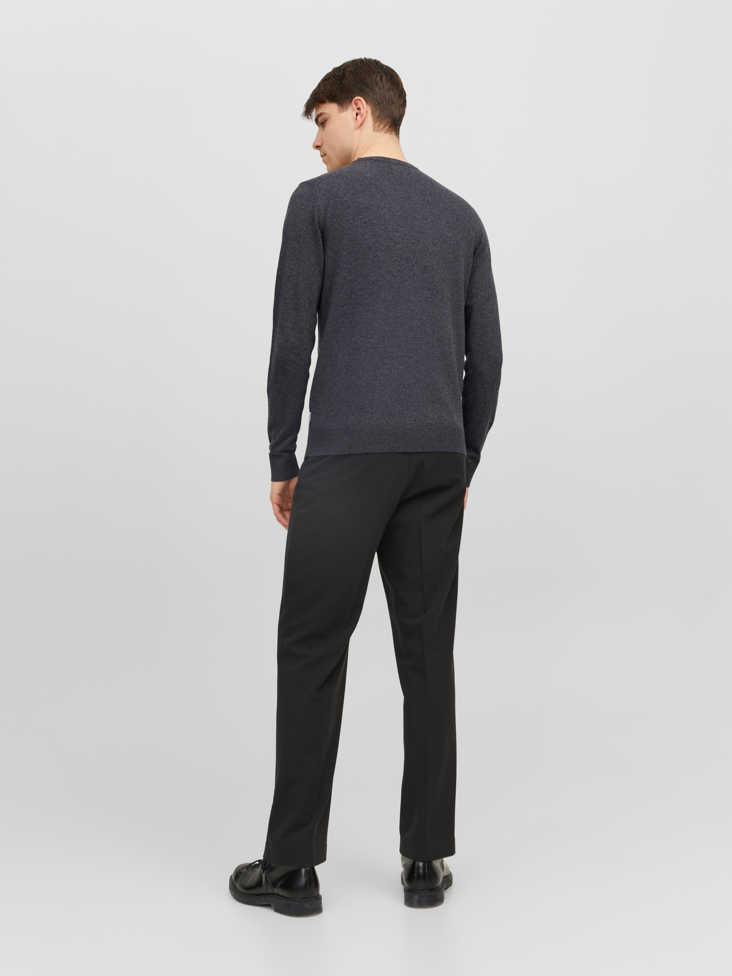 Jack & Jones Rundhalspullover »JJEEMIL KNIT CREW NECK NOOS« Baumwollmischung, regular fit