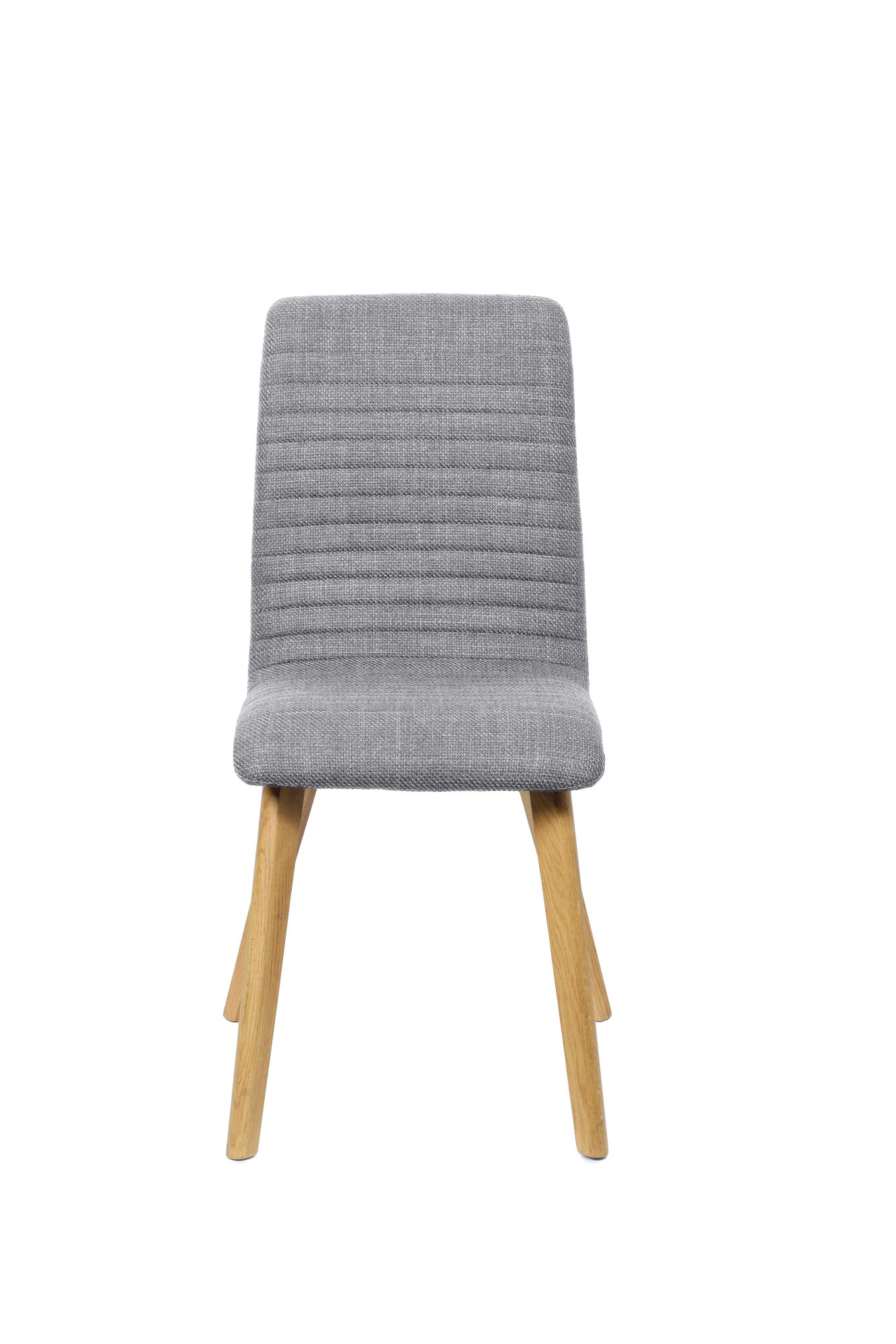 Home affaire 4-Fußstuhl »Arosa Esszimmerstuhl, Polsterstuhl, Küchenstuhl, Speisestuhl, Essstuhl«, (Set), 2 St., Chenille, 2er-Set, Beine aus Massivholz Eiche oder Buche, mit gestepptem Stoff
