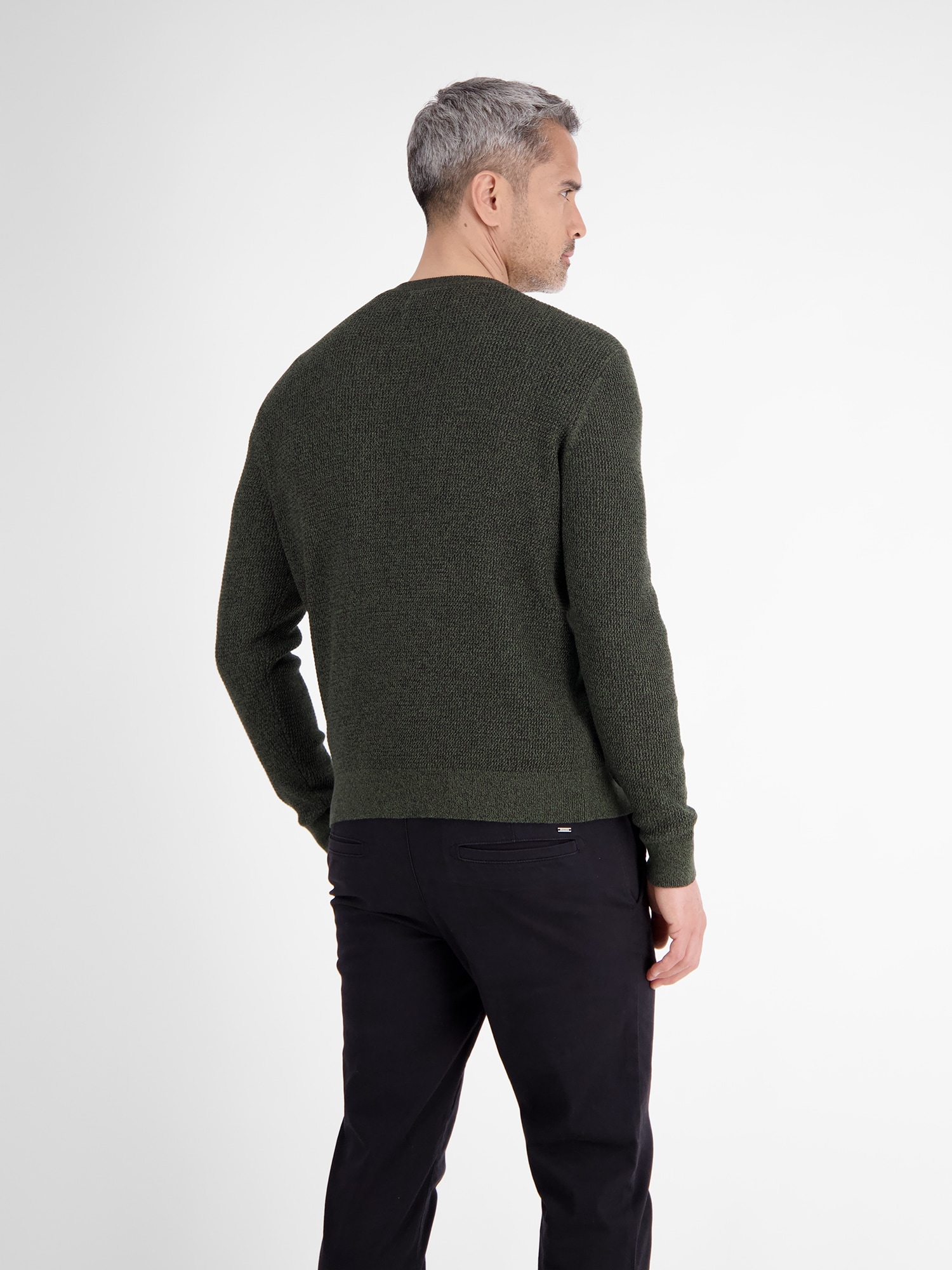 LERROS Strickpullover »LERROS Herren Strickpullover in Strukturqualität«