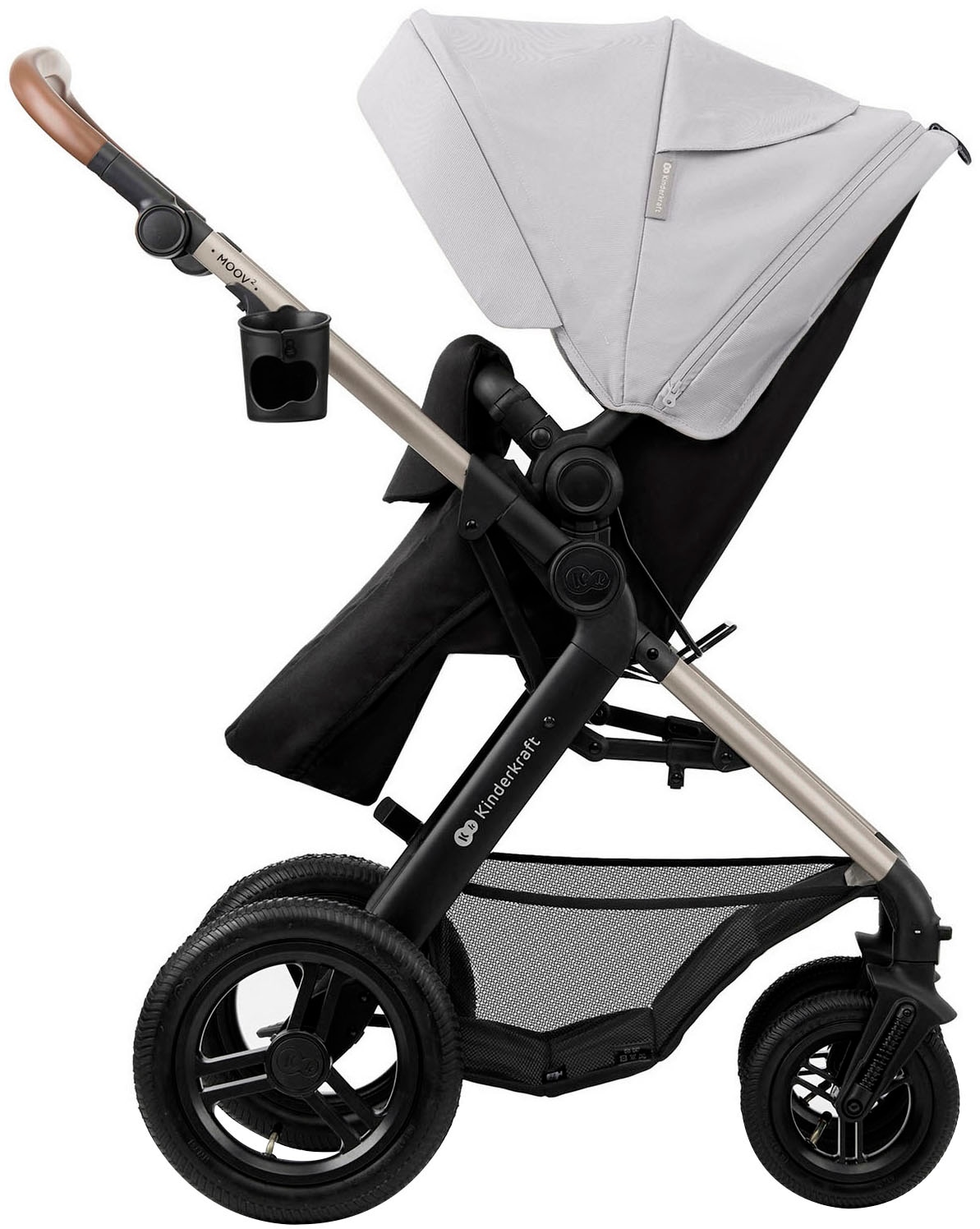 Kinderkraft Kombi-Kinderwagen »MOOV 2 Air 3IN1« 27 kg mit Luftreifen