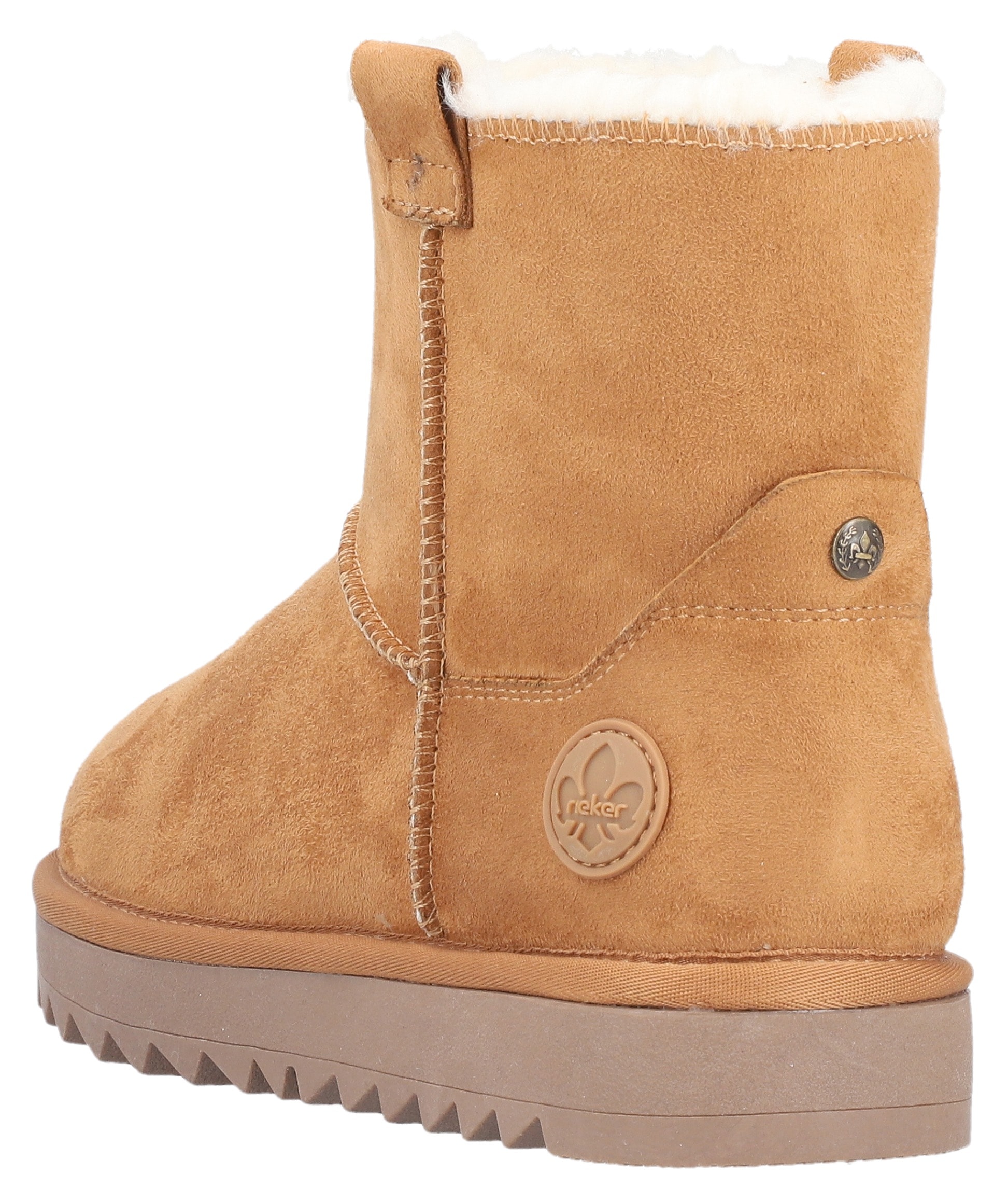 Rieker Winterboots  Plateauboots, Winterstiefelette, mit Anziehlaschen und Warmfutter