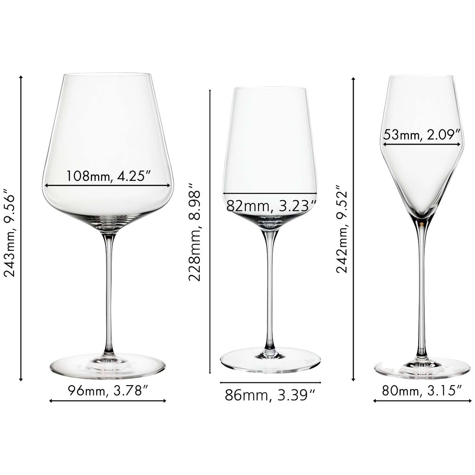 SPIEGELAU Gläser-Set »Gläserset inkl. 2 Poliertücher Definition 12er Set transparent« Spülmaschinengeeignet