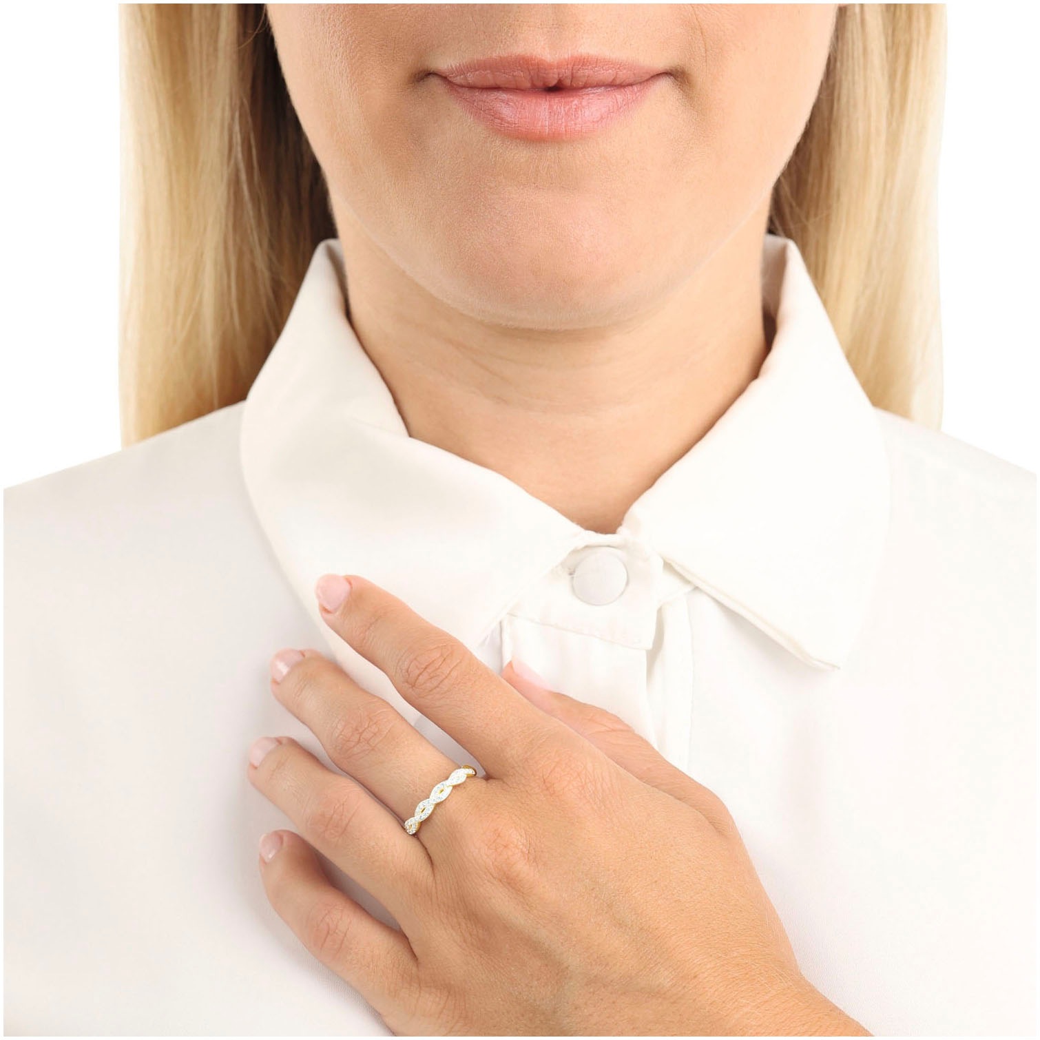 Amor Fingerring »2037346/-47/-48/-49/-50«, mit Zirkonia (synth.)