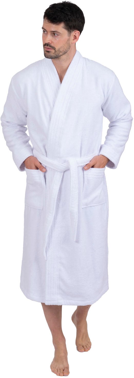 Wewo fashion Unisex-Bademantel »3002«, (1 St.), klassisch elegant