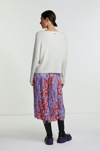 RICHROYAL Rundhalspullover in flauschiger Qualität