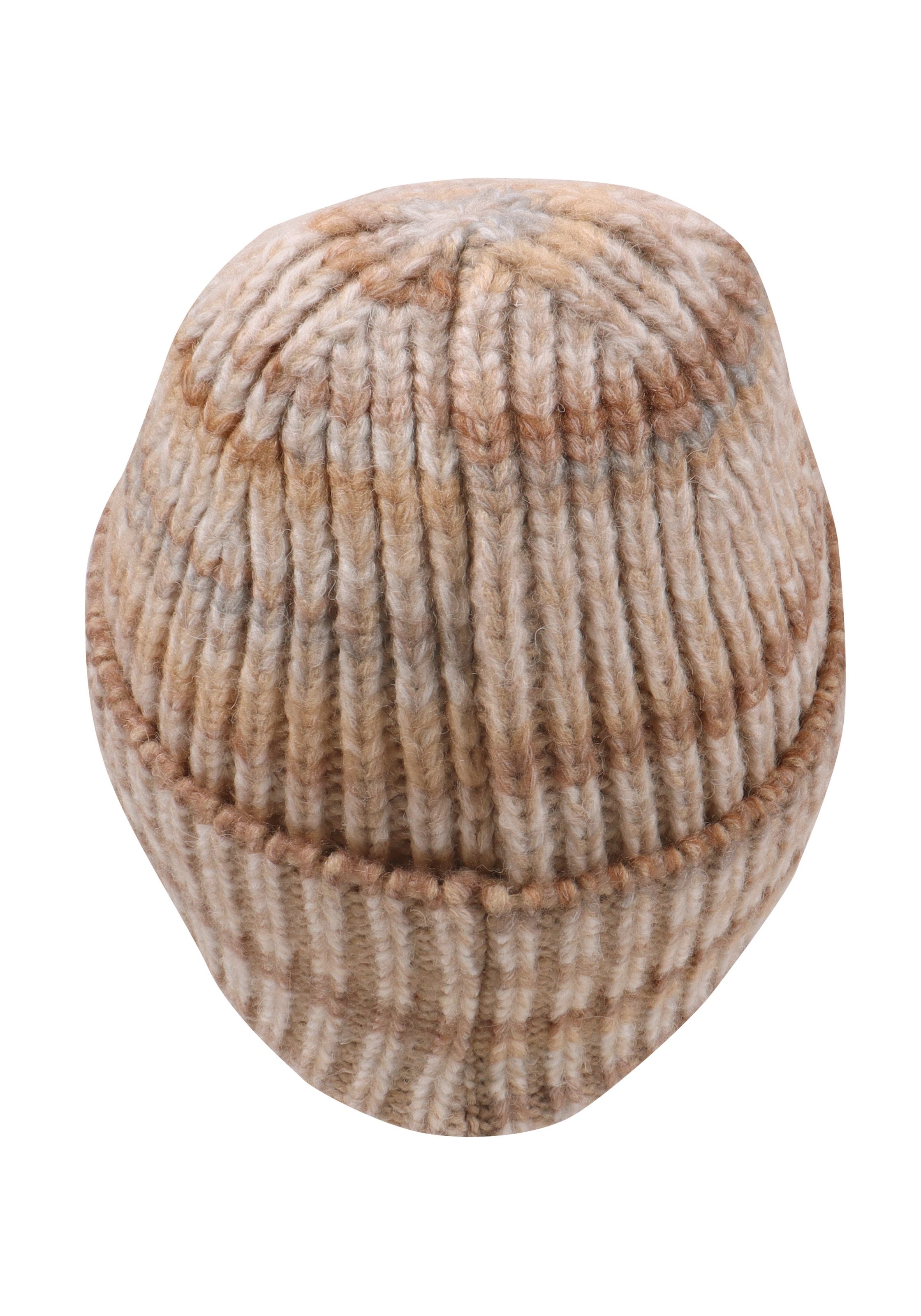 Capelli New York Beanie Packung,  mit Farbverlauf, Rippstrick, Wollanteil, wärmend