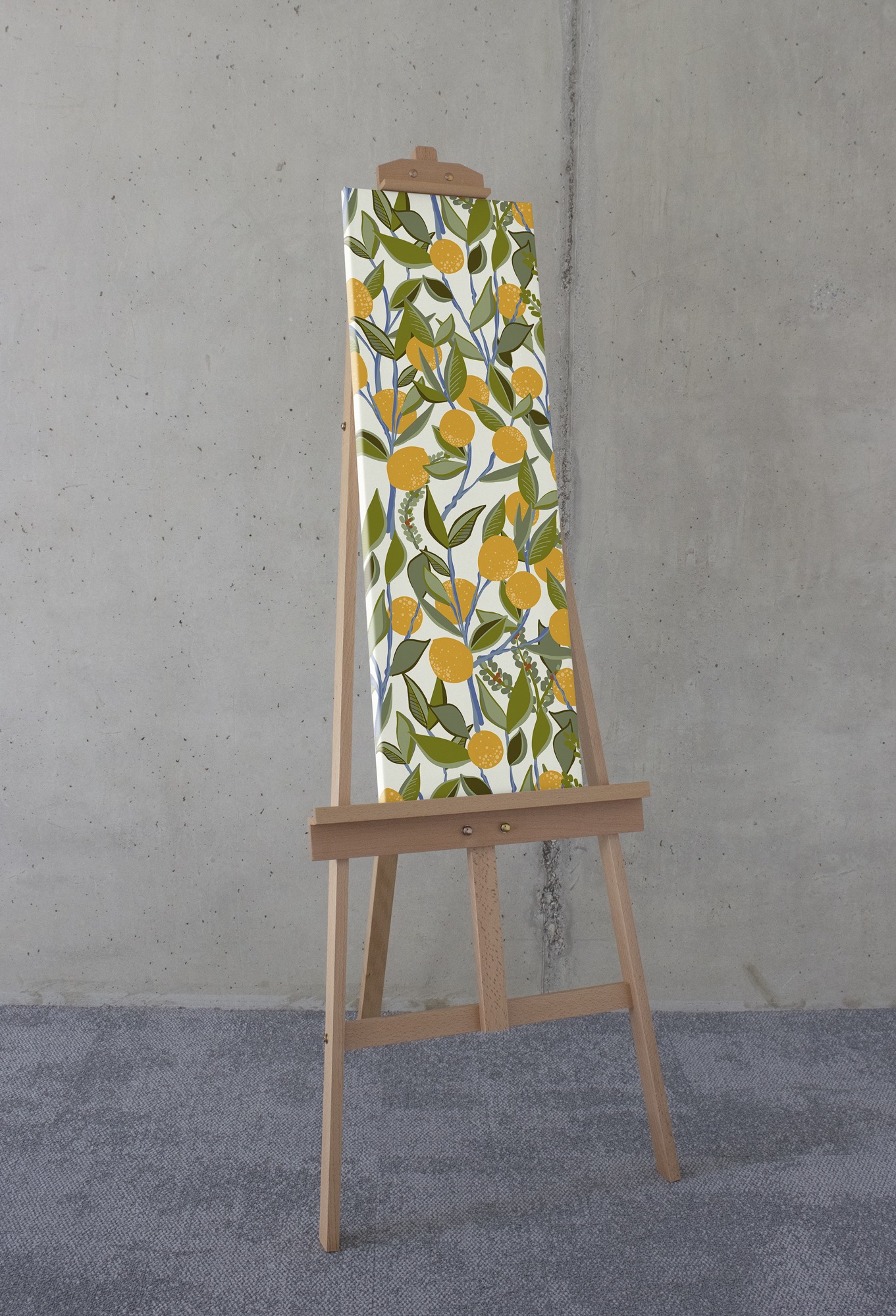 Komar Leinwandbild »Lemon Soda - Größe 30 x 90 cm«, Natur, (1 St.), Keilrahmenbild mi Echtholzrahmen