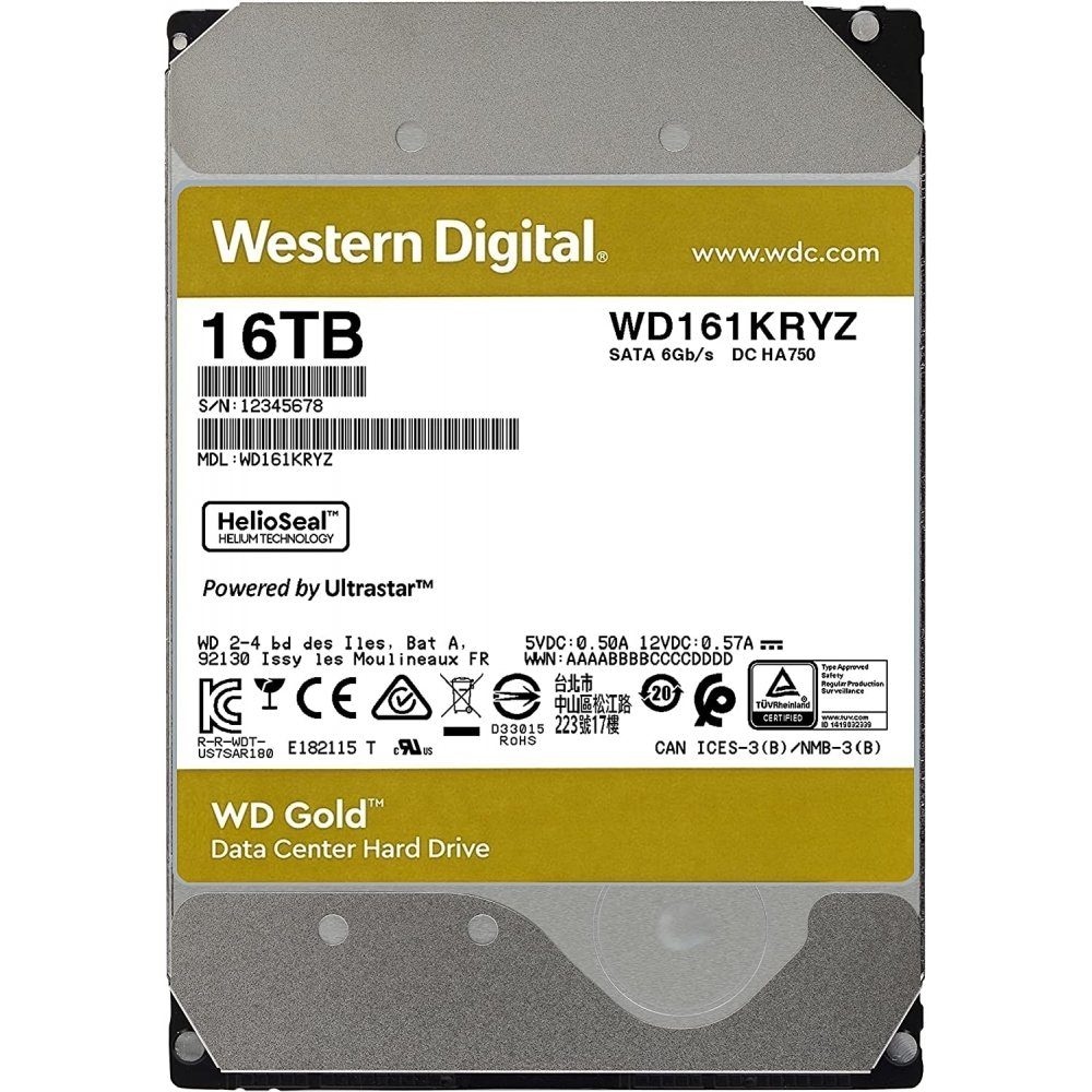 Western Digital HDD-Festplatte »WD Gold HA750«, 3,5 Zoll, Anschluss SATA III