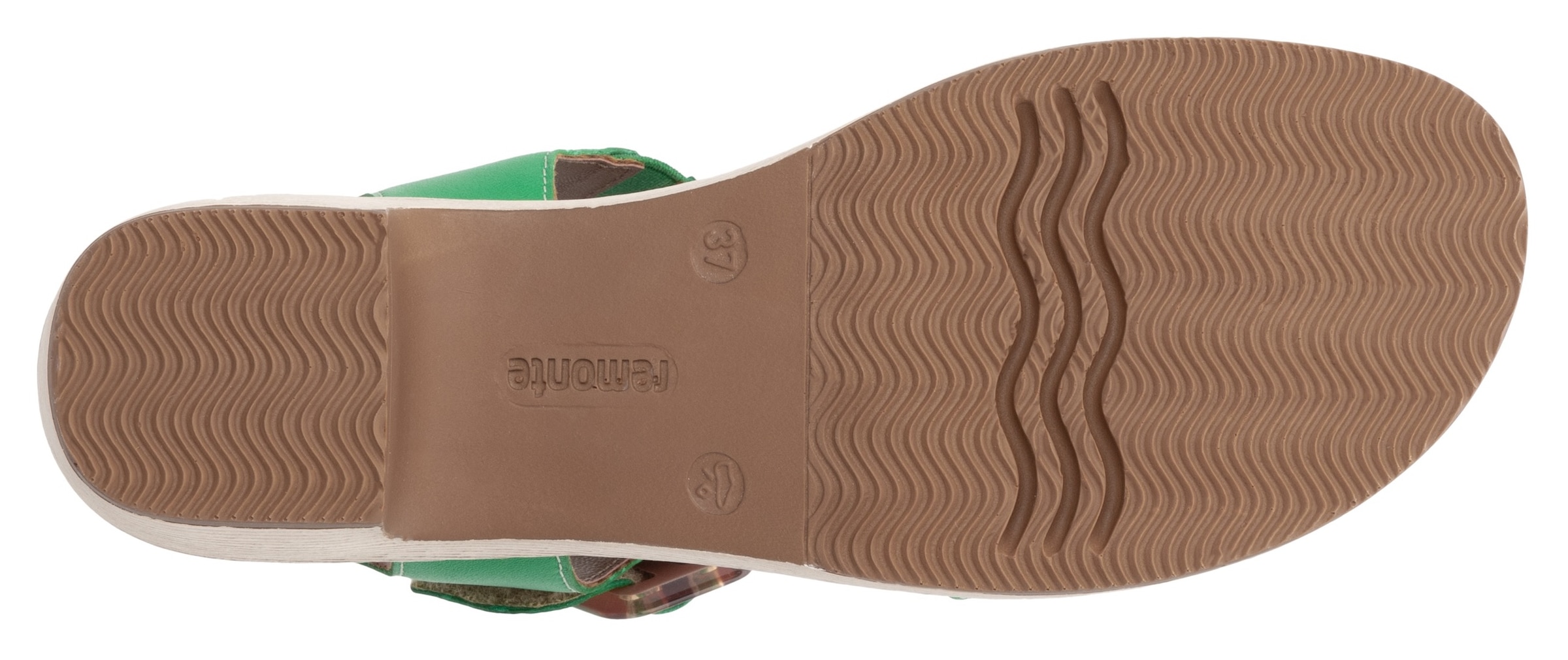 Remonte Sandalette, Blockabsatz, Sommerschuh, Sandale mit Klettverschlüssen