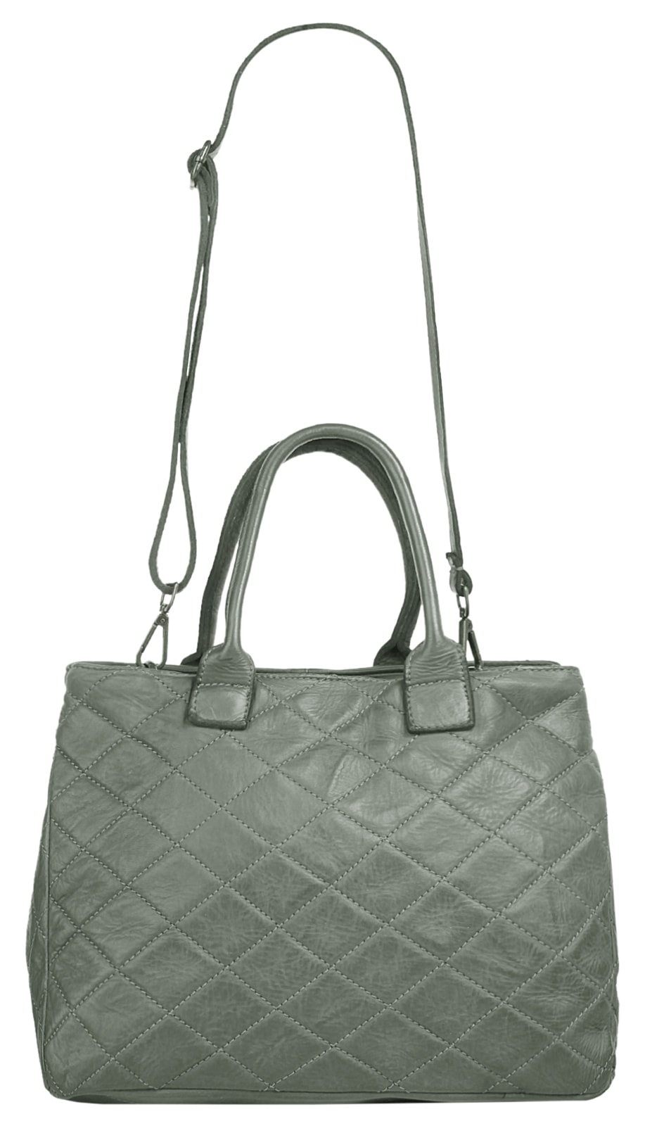 Samantha Look Henkeltasche, echt Leder, Made in Italy