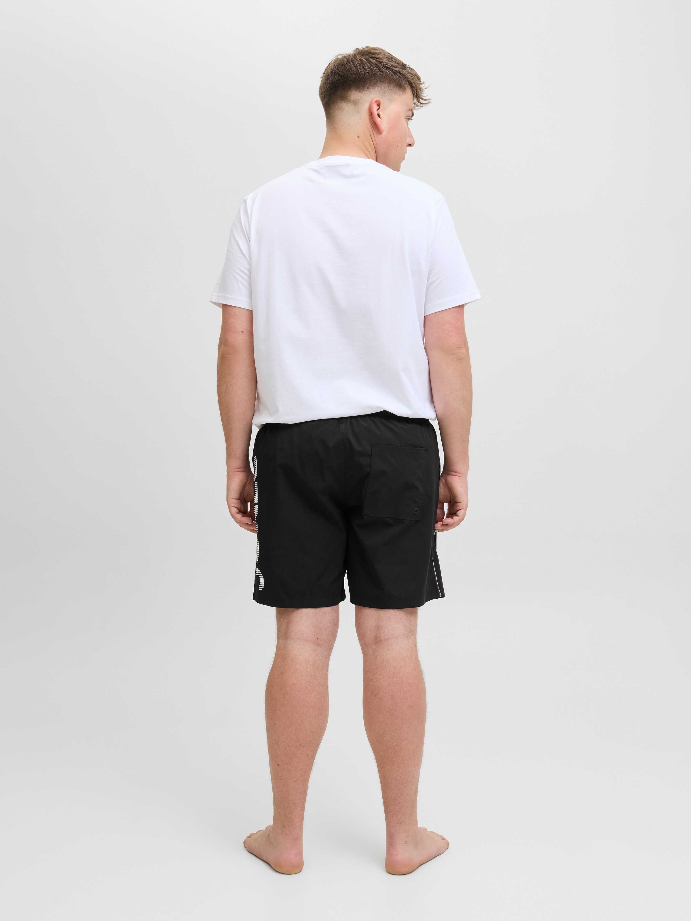 Jack & Jones PlusSize Badeshorts »JPSTMAUI JJSWIM SPLICE LOGO AKM SN PLS«