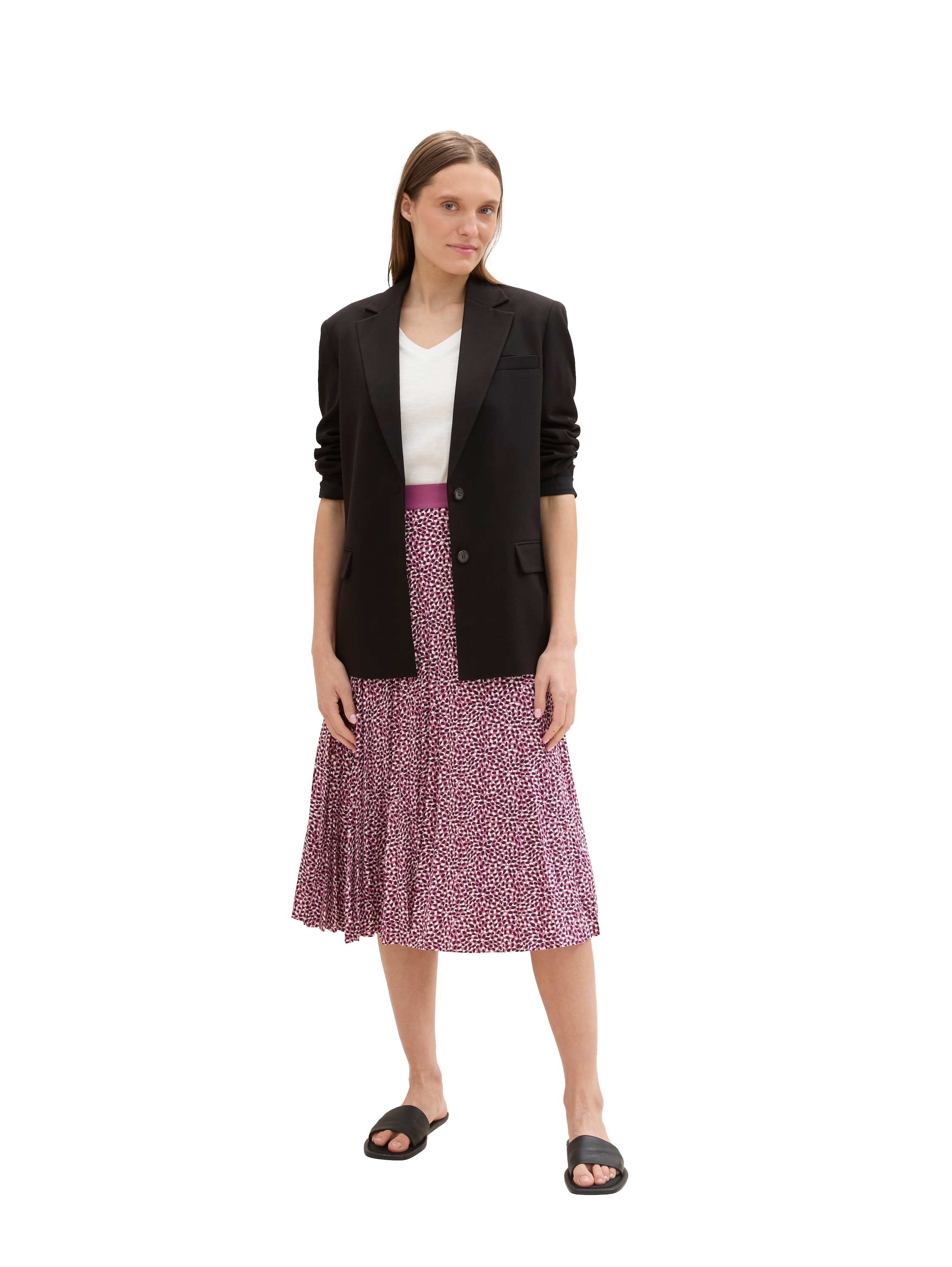TOM TAILOR V-Shirt, mit Bio-Baumwolle