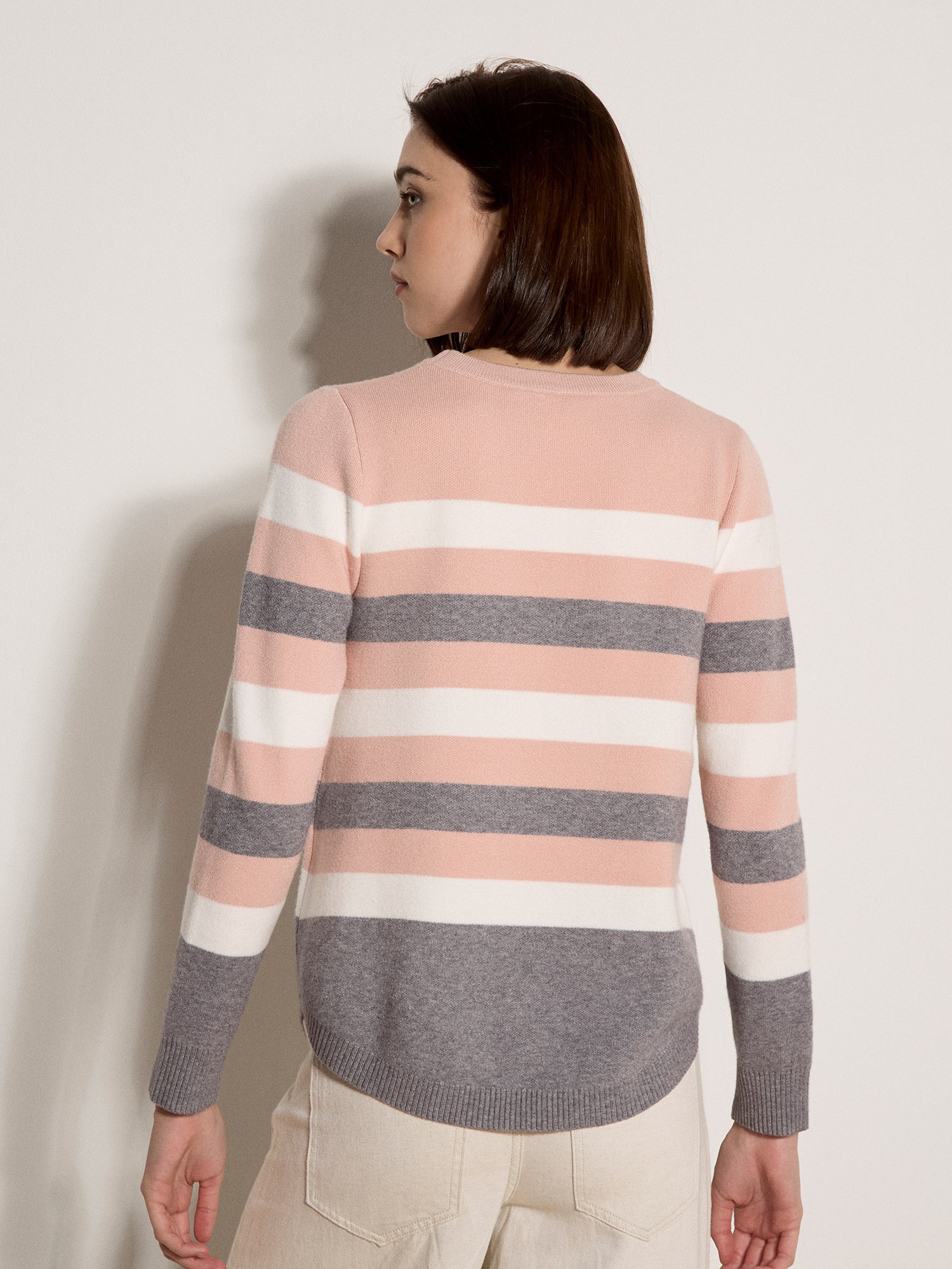 Apricot Strickfleece-Pullover »Pullover« mit Streifen
