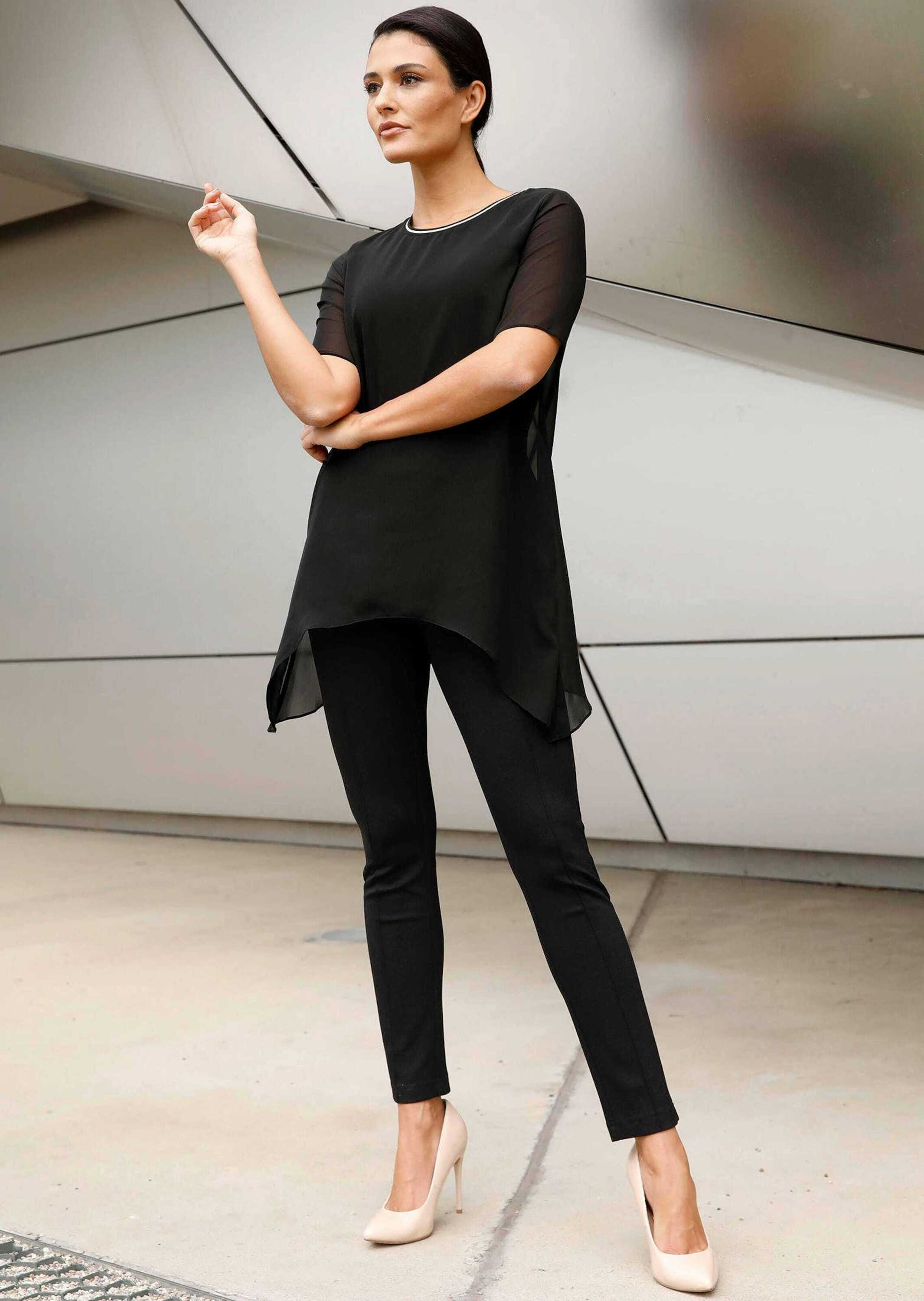 Alba Moda Kurzarmshirt »Longshirt Longshirt«
