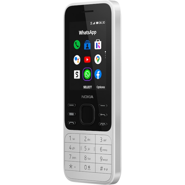 Nokia Handy »6300 4G Leo«, charcoal, 6 cm/2,4 Zoll, 4 GB Speicherplatz ➥ 3  Jahre XXL Garantie | UNIVERSAL